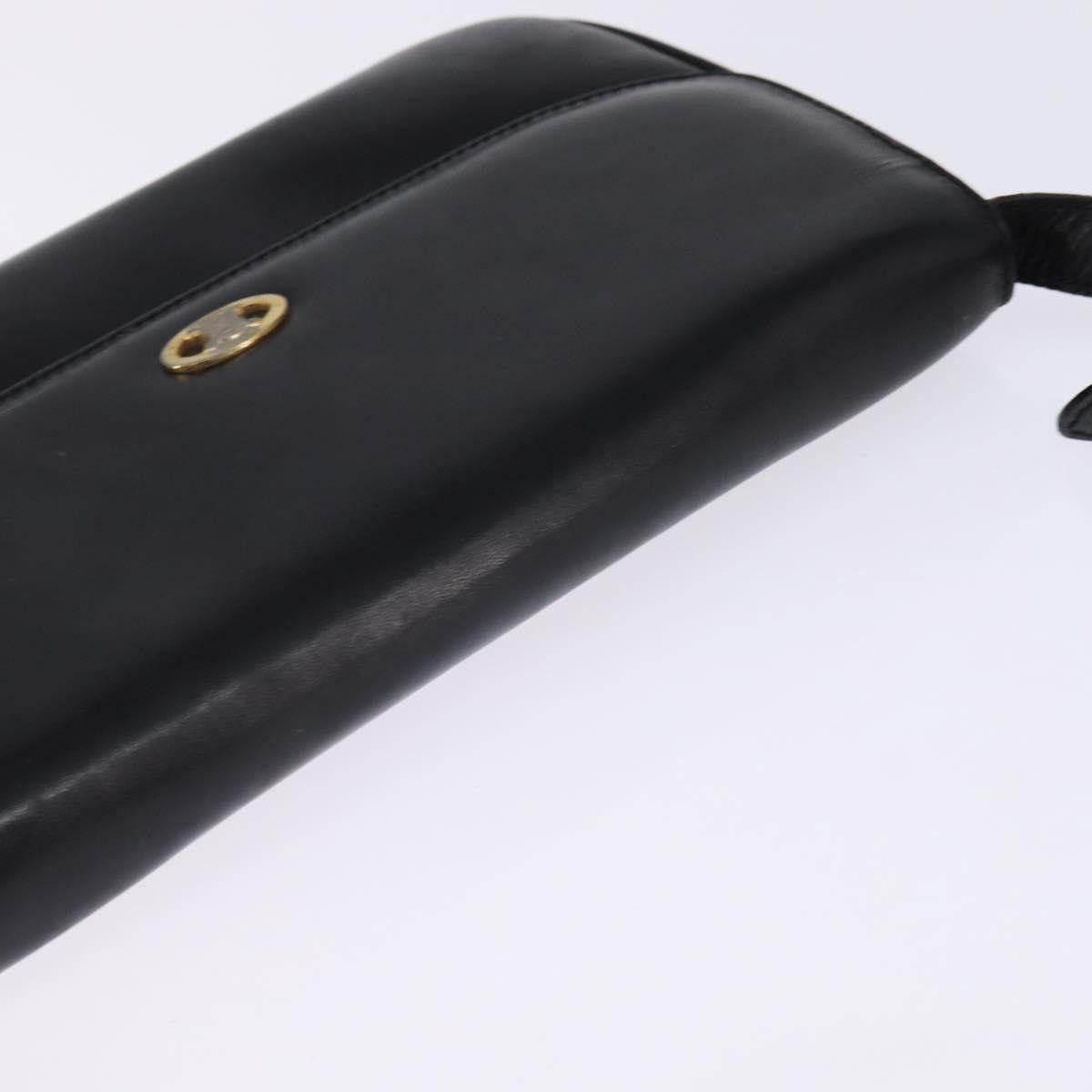 Celine CELINE Shoulder Bag Leather Black Gold Size ONE SIZE - 6 Thumbnail