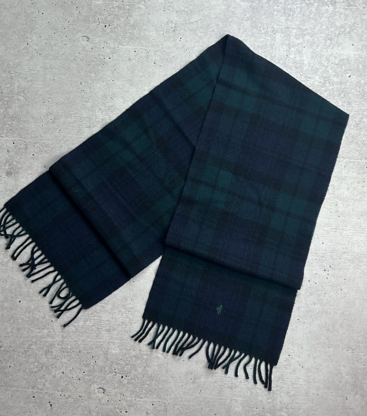 Polo Ralph Lauren × Vintage Vintage Polo Ralph Lauren Muffler Wool Scarves Size ONE SIZE - 1 Thumbnail