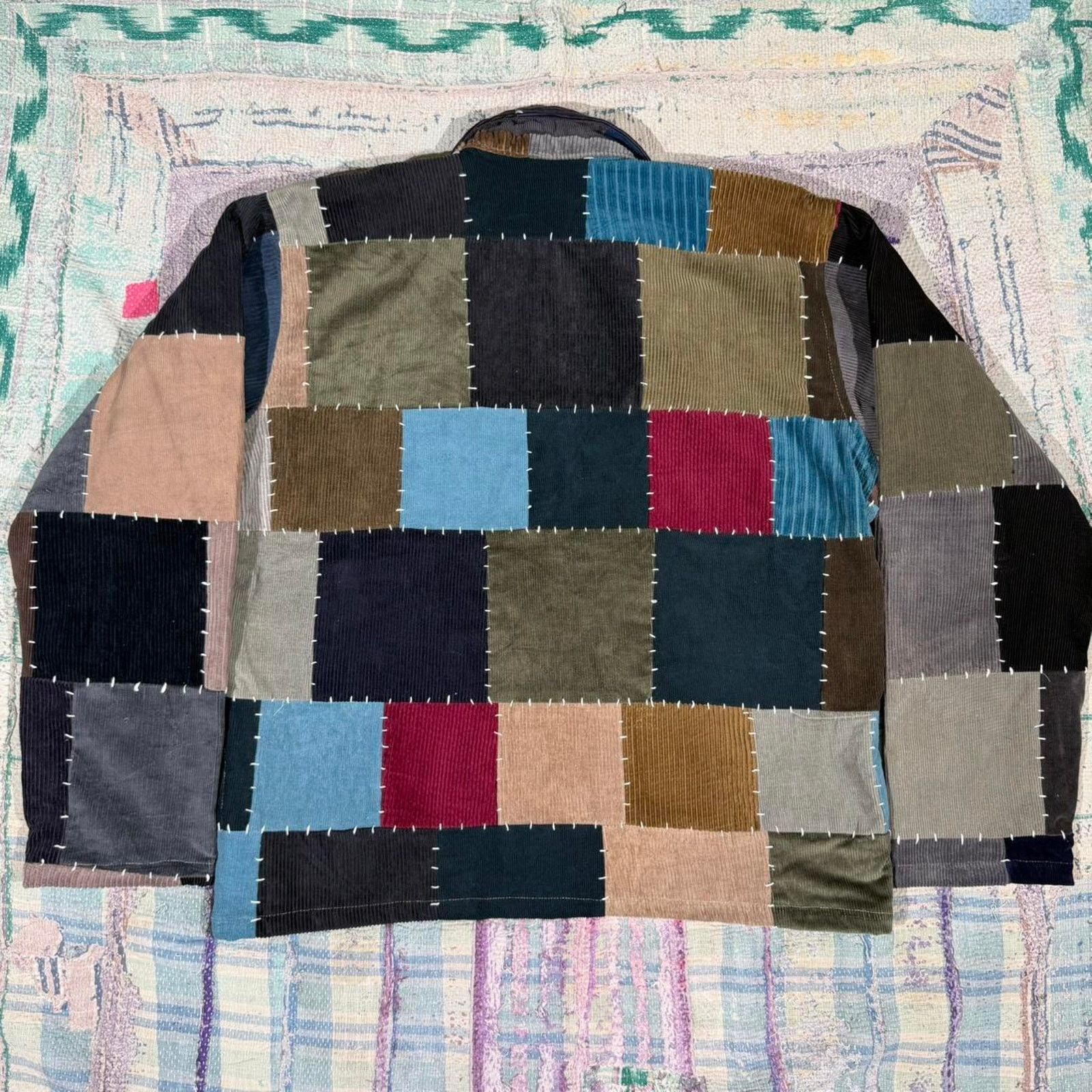 Other Custom patchwork corduroy jacket Small Size US S / EU 44-46 / 1 - 2 Thumbnail