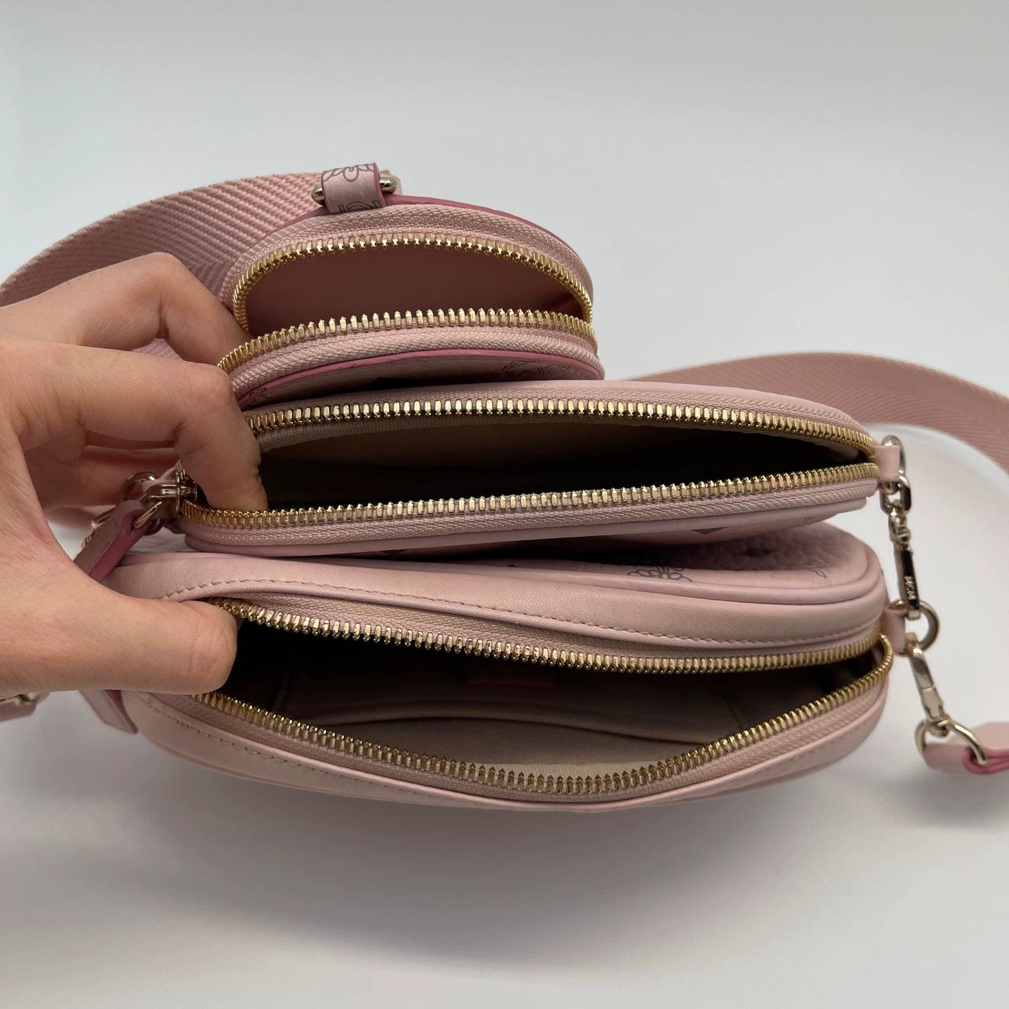 MCM mcm 3-in-1 mist pink crossbody bag Size ONE SIZE - 5 Thumbnail