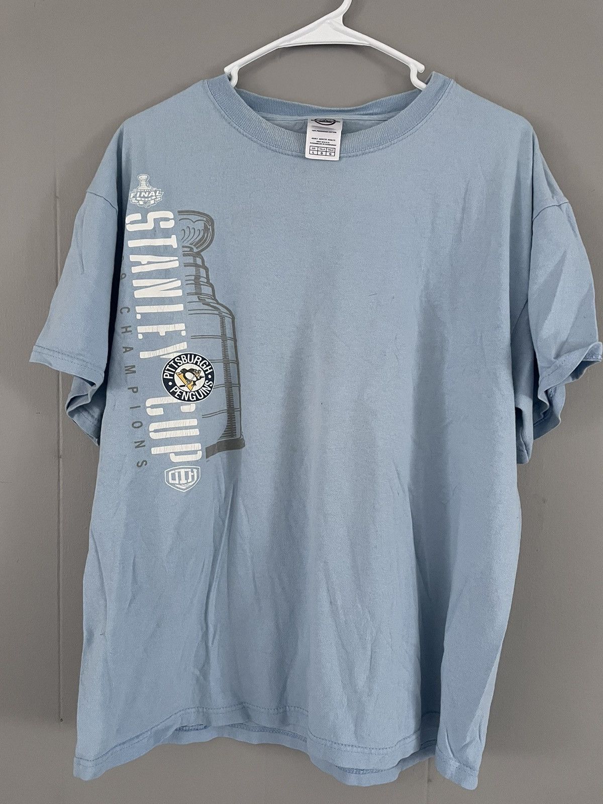 Vintage 2009 Pittsburgh Penguins Stanley Cup Champs Shirt Size US S / EU 44-46 / 1 - 1 Thumbnail