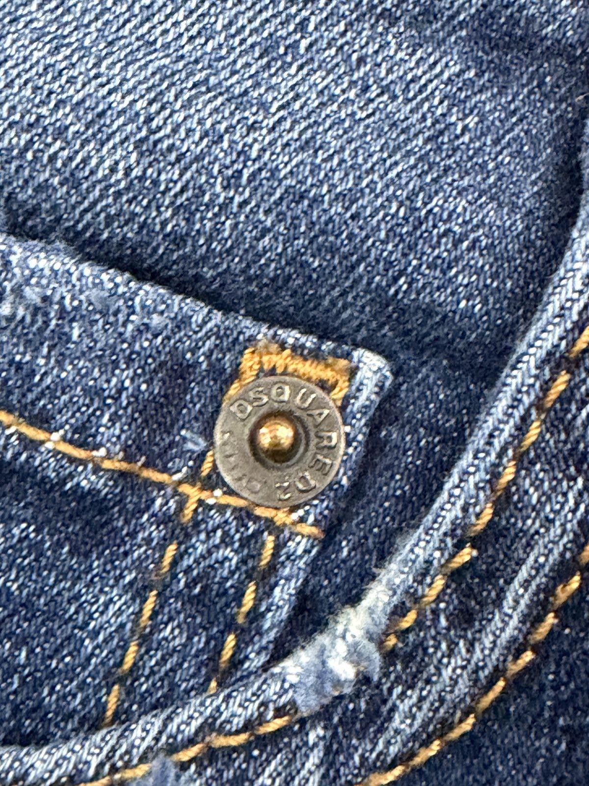 Dsquared2 DSQUARED2 Cool Guy Blue Distressed Paint Splash Jeans IT 44 Size US 29 - 10 Thumbnail