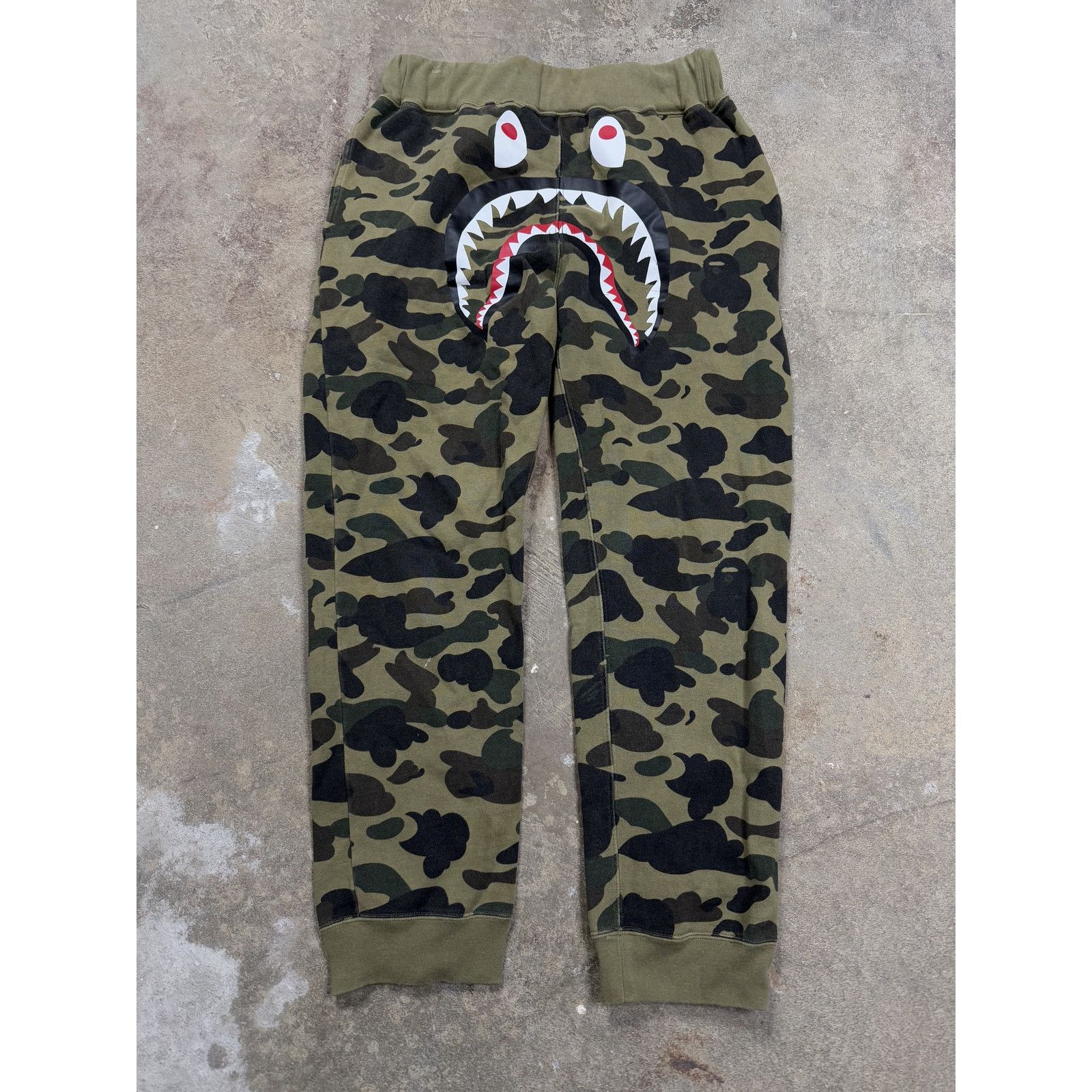 Bape 1st Camo Shark Sweat Pants Size US 36 / EU 52 - 1 Thumbnail