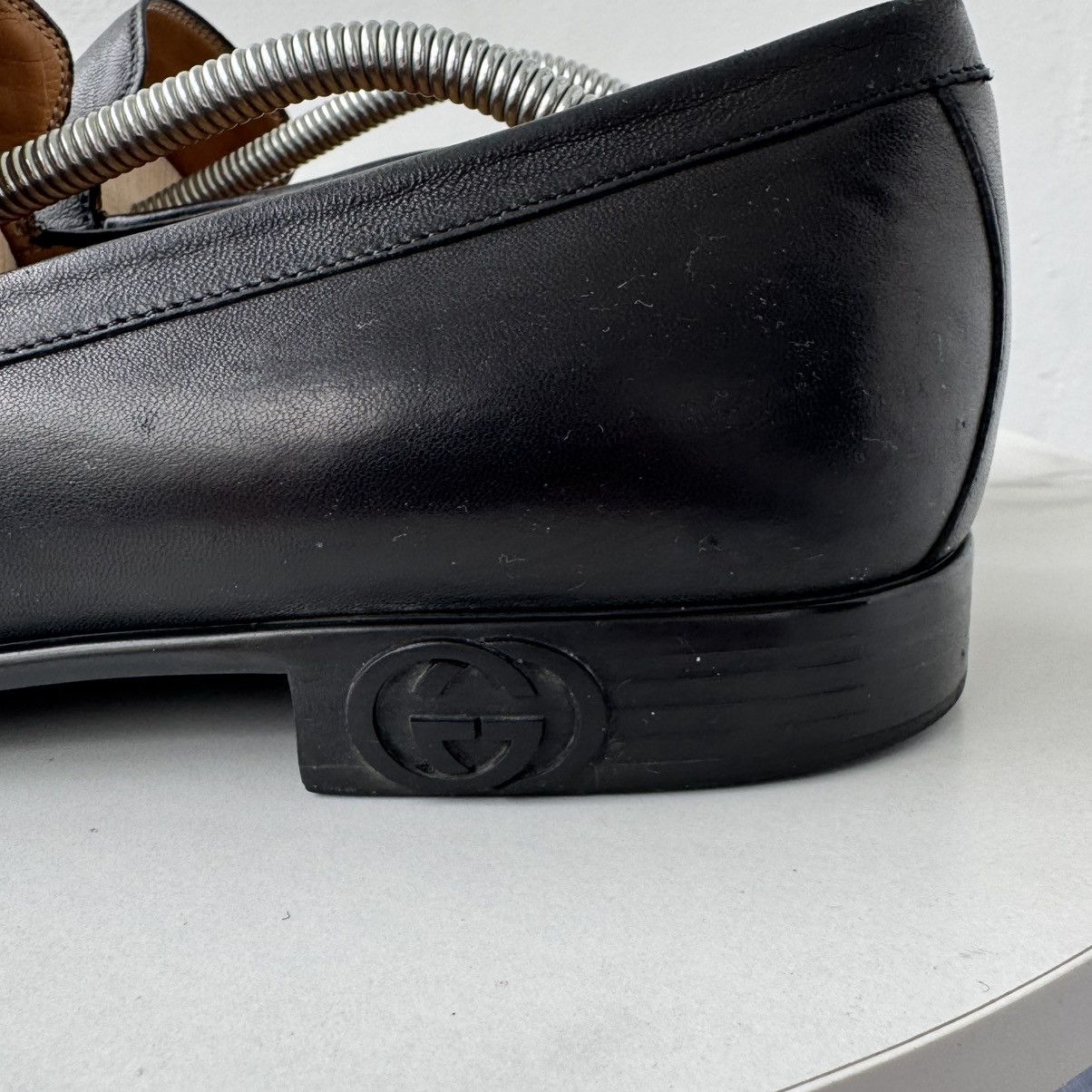 Gucci Gucci Vero Cuoio Leather Black Shoes Size US 10 / EU 43 - 8 Thumbnail