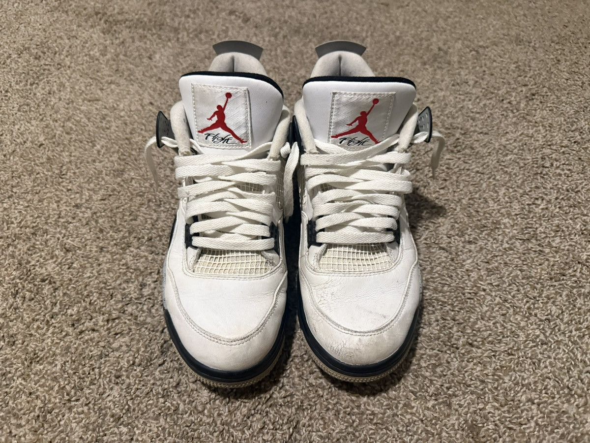 Jordan Brand Air Jordan Retro White Cement 4 10.5 Size US 10.5 / EU 43-44 - 4 Thumbnail