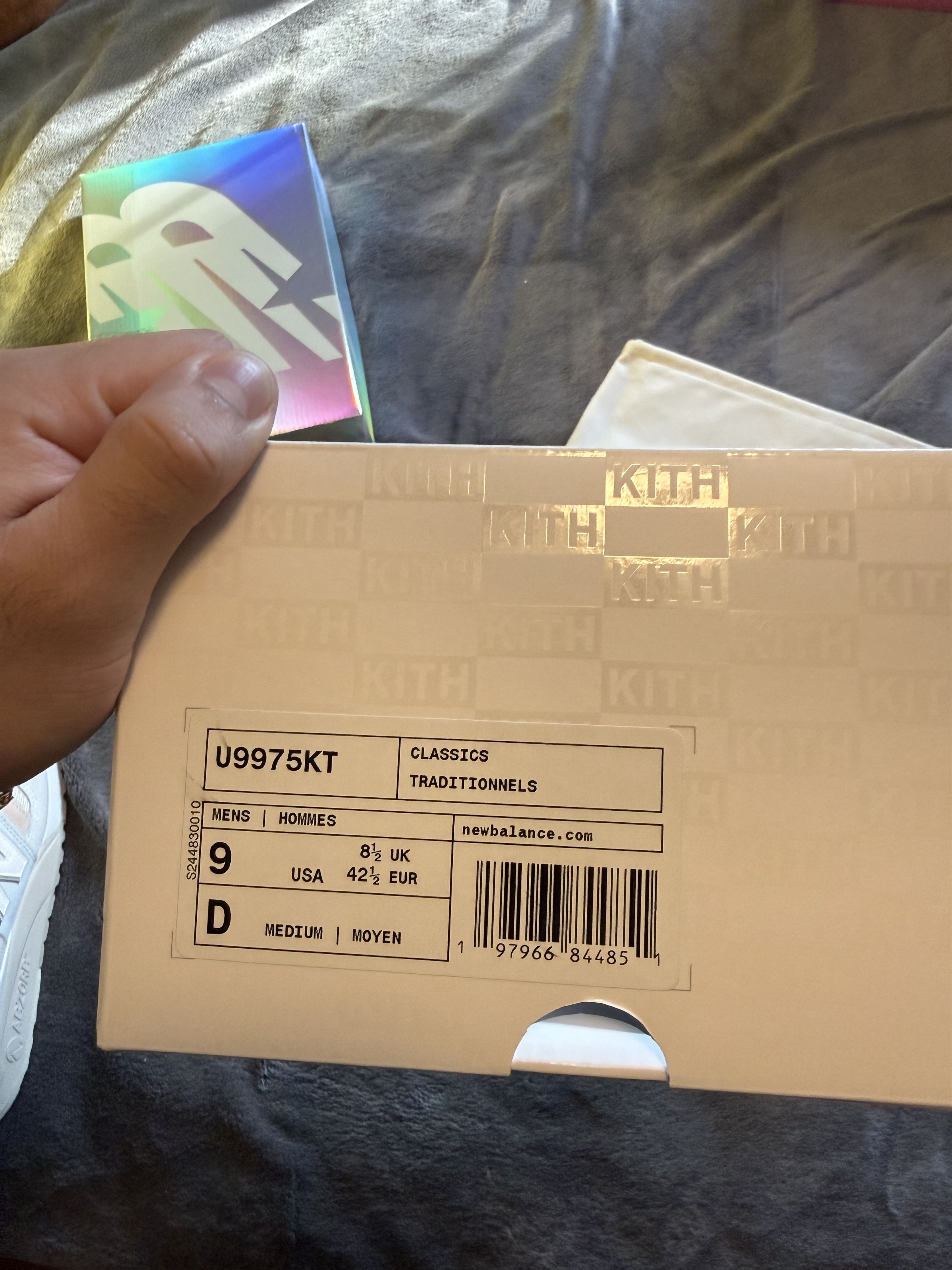 Kith × New Balance New Balance 997.5 MiUSA Kith Easter Ice Blue Size US 9 / EU 42 - 8 Thumbnail
