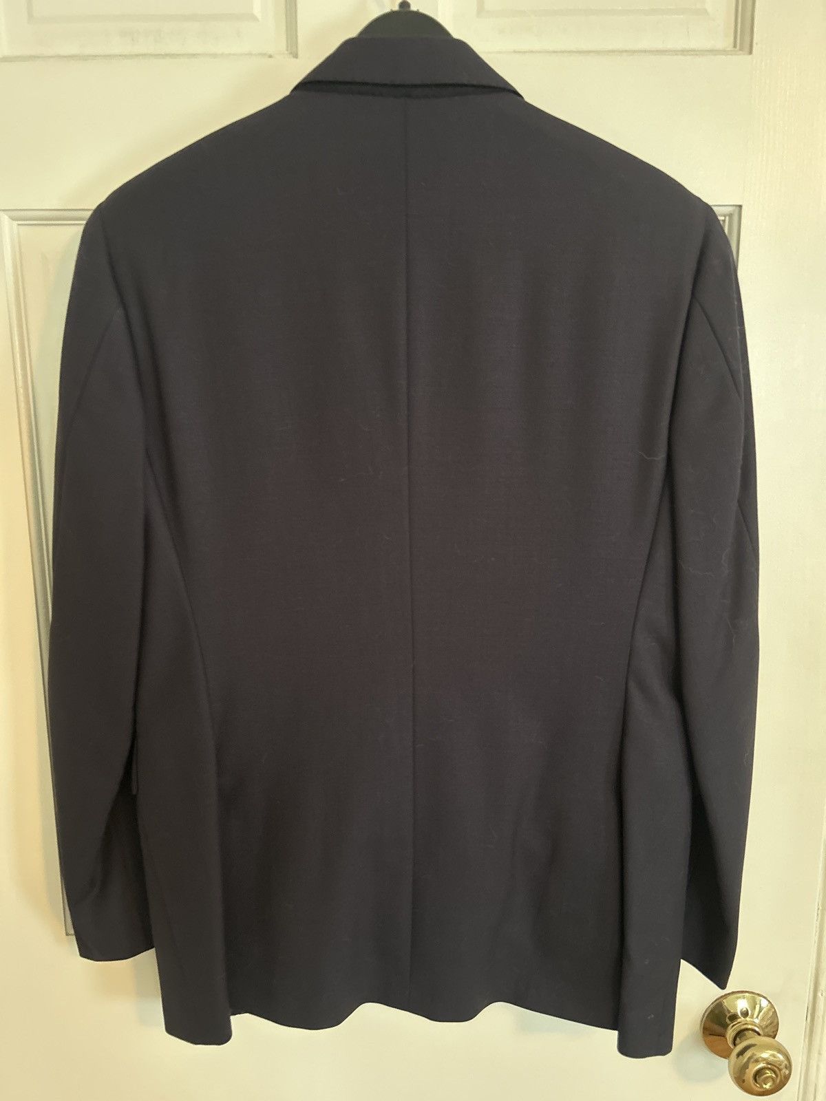 Club Monaco Made in USA 3 Roll 2 Navy Wool Suit Size 36R - 4 Thumbnail