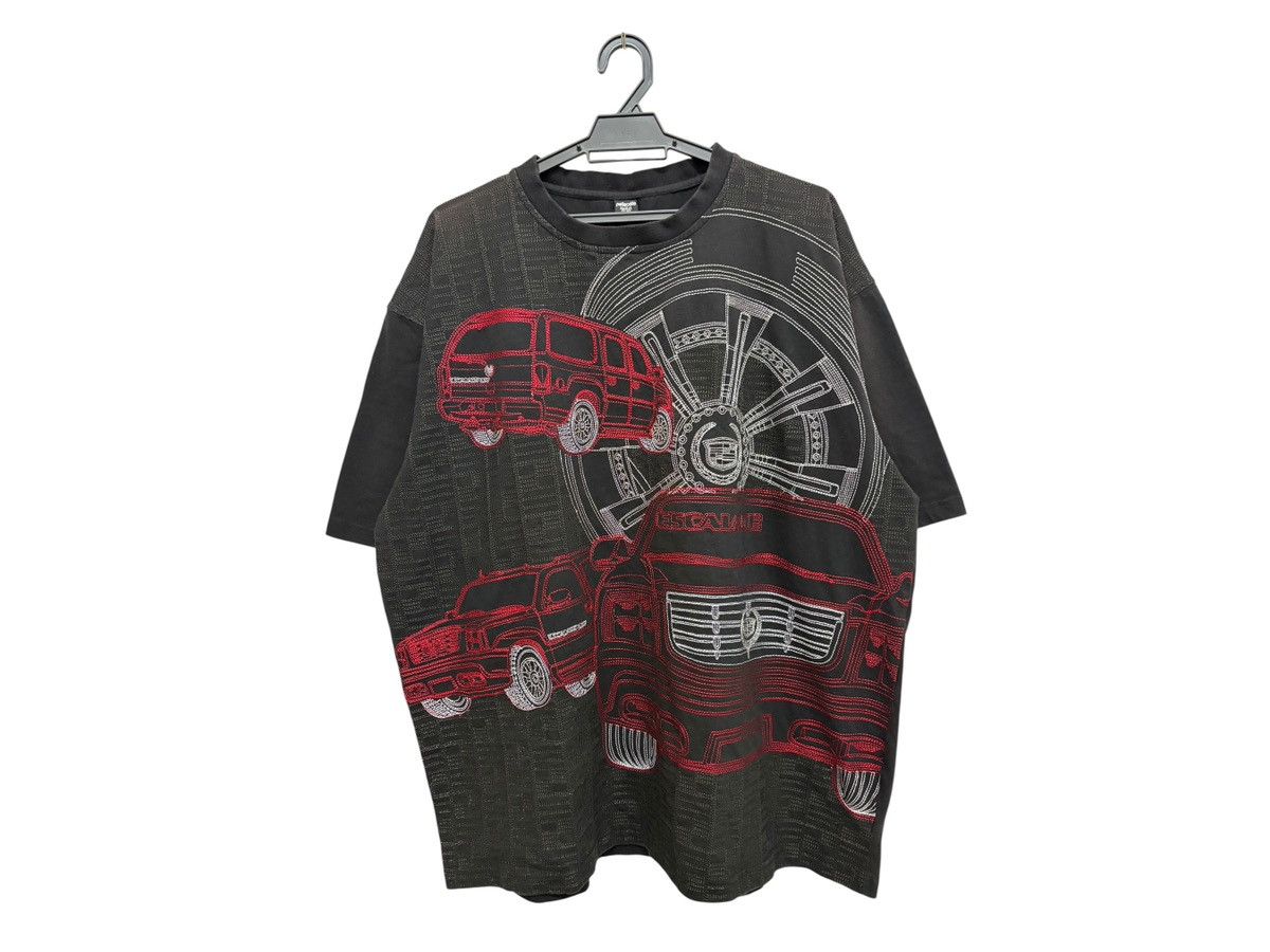 Pelle Pelle RARE 🔥 PELLE PELLE CADILLAC ESCALADE FULL EMBROIDERED BAGGY Size US XXL / EU 58 / 5 - 1 Thumbnail