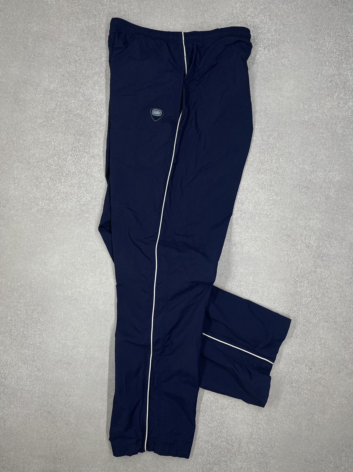 Nike Vintage Nike Nylon Navy Sweatpants Dense Drill Y2K ACG TN Size US 36 / EU 52 - 5 Thumbnail