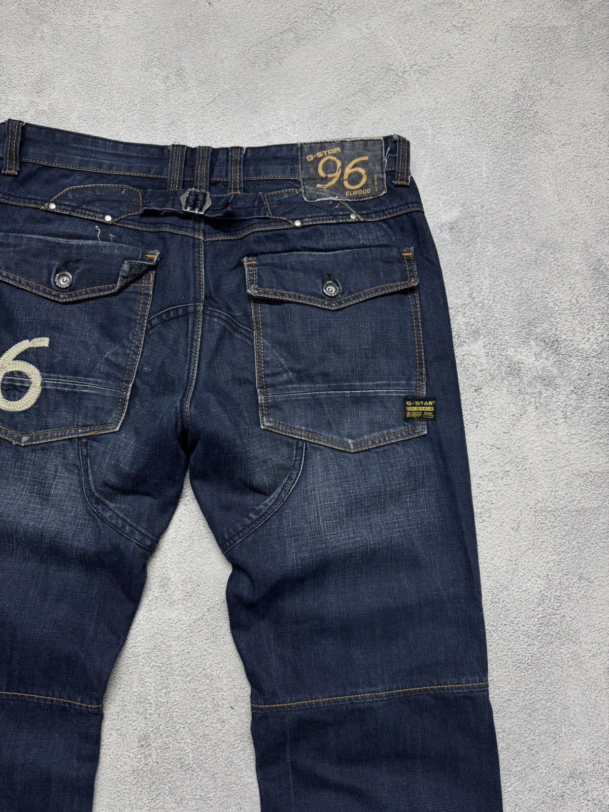 G-Star Vintage Y2k G Star Denim Jeans Big Logo 96 Size US 32 / EU 48 - 8 Thumbnail