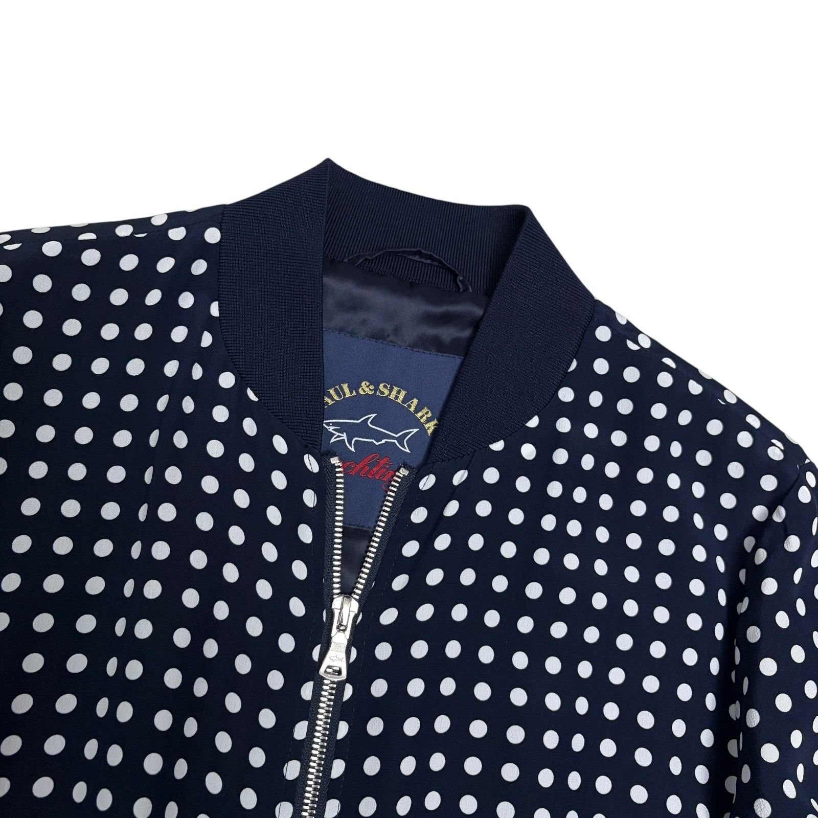 Paul & Shark $1,400 PAUL & SHARK 100% SILK Jacket LUXURY Coat Medium Size M / US 6-8 / IT 42-44 - 2 Thumbnail