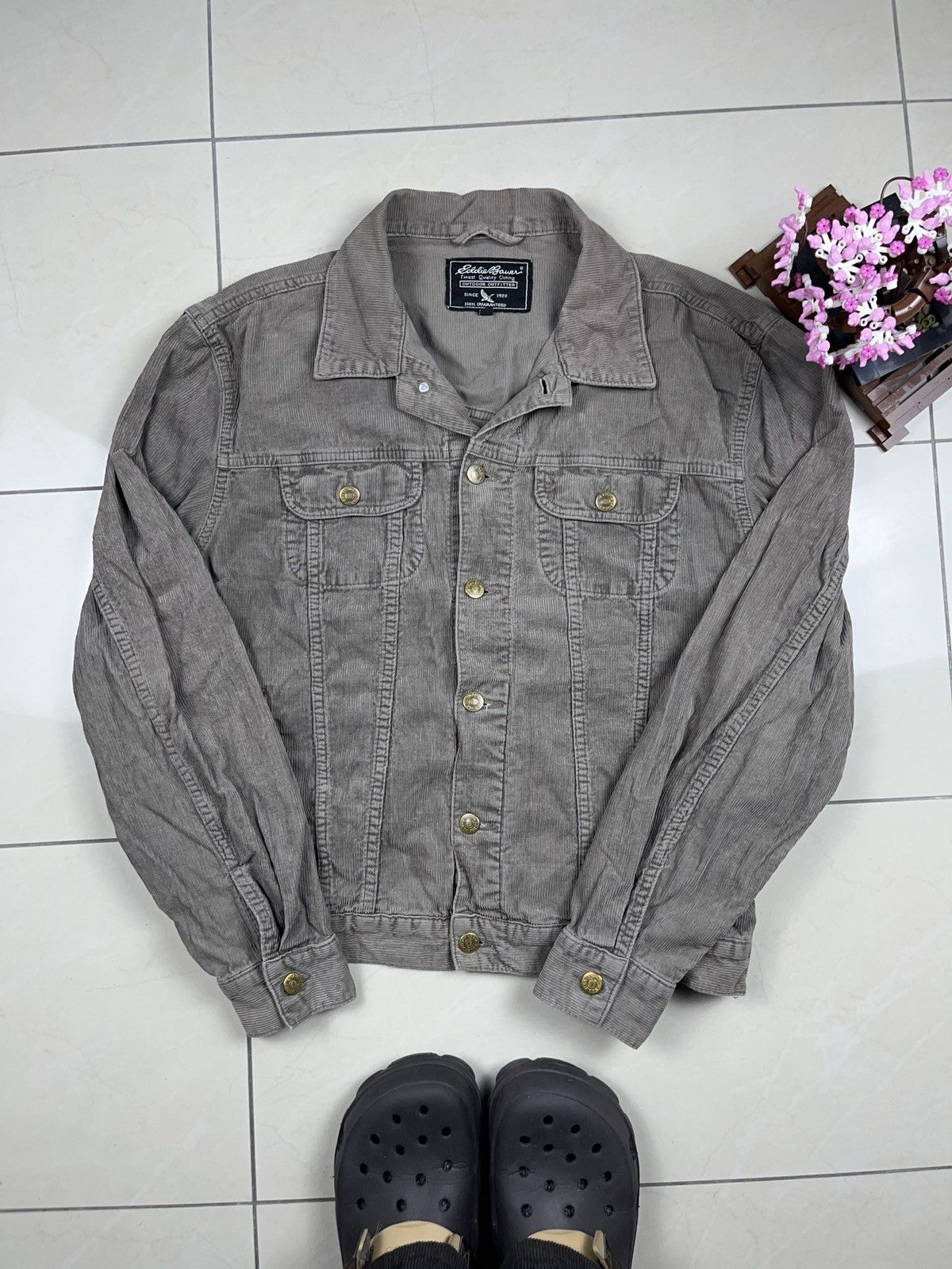 Eddie Bauer × Vintage ➕ beautiful faded Eddie Bauer earthtones corduroy jacket Size US M / EU 48-50 / 2 - 2 Thumbnail