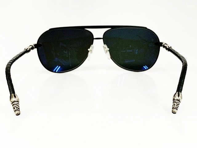 Chrome Hearts CHROME HEARTS MUNCHER Teardrop Sunglasses Black Size ONE SIZE - 5 Thumbnail
