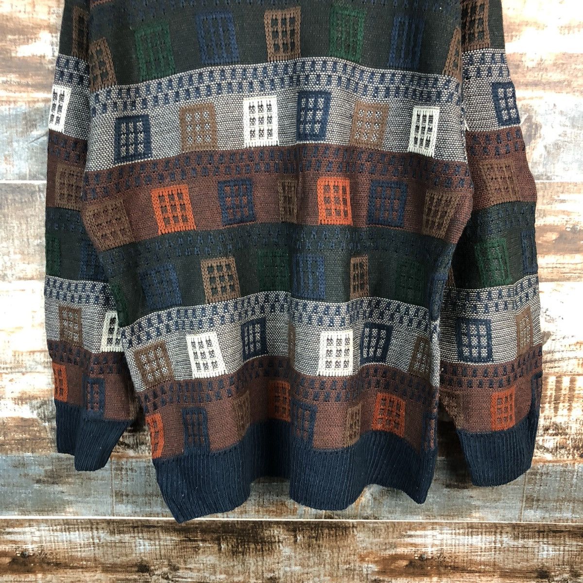 Homespun Knitwear Japan vintage streetwear Brown Knitwear #A2342 Size US M / EU 48-50 / 2 - 6 Thumbnail