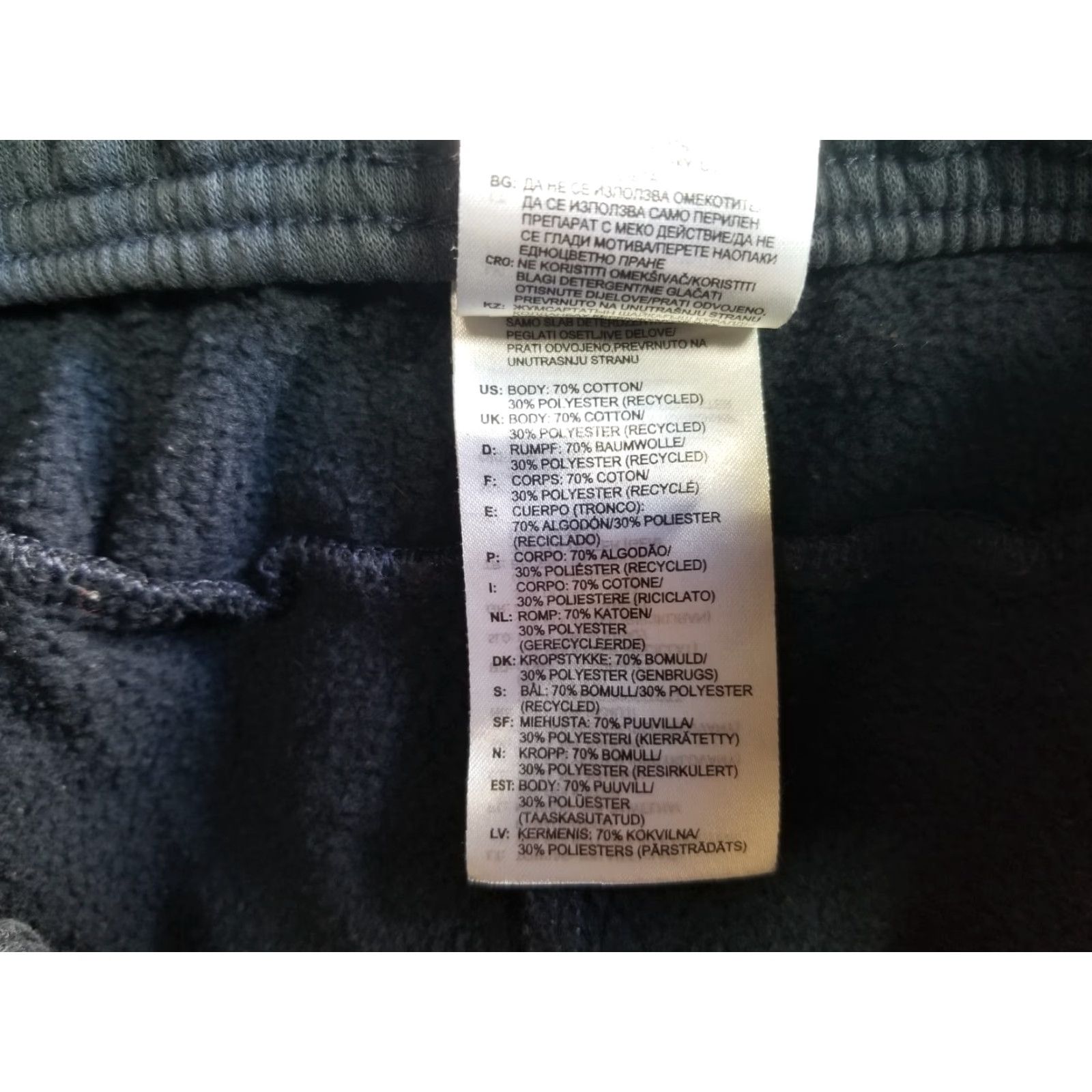 Adidas Adidas Sweat Men Activewear Shorts L Navy Blue Pockets Drawstring Size US 33 - 4 Thumbnail