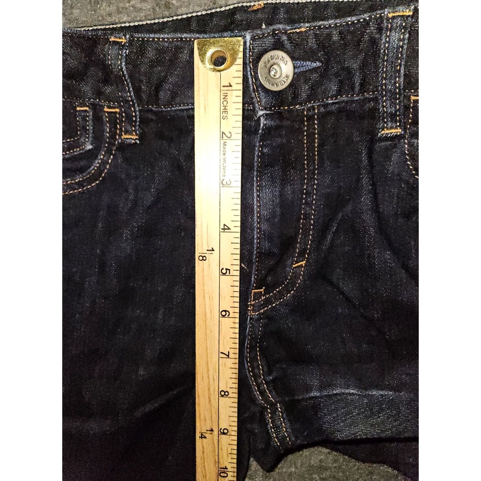 Banana Republic Banana Republic Bootcut Jeans Women's 27 Low Rise Blue Stretch Denim Pockets Flap Baggy? Size 27" / US 4 / IT 40 - 5 Thumbnail