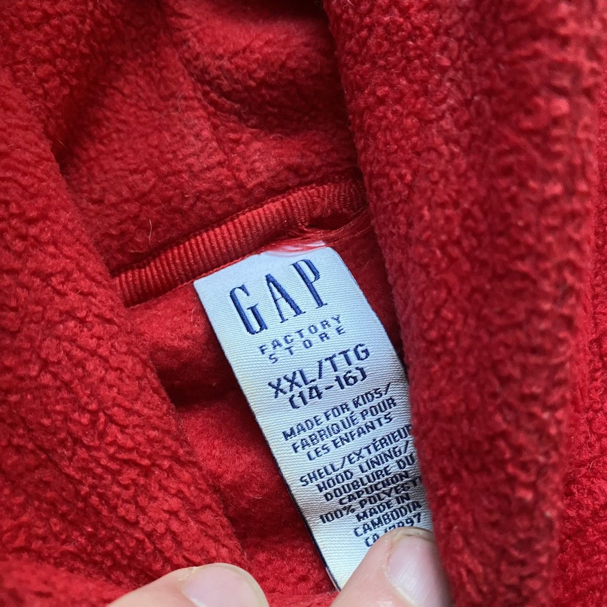 Gap Y2K Vintage 90s GAP fleece hoodie Size M / US 6-8 / IT 42-44 - 5 Thumbnail