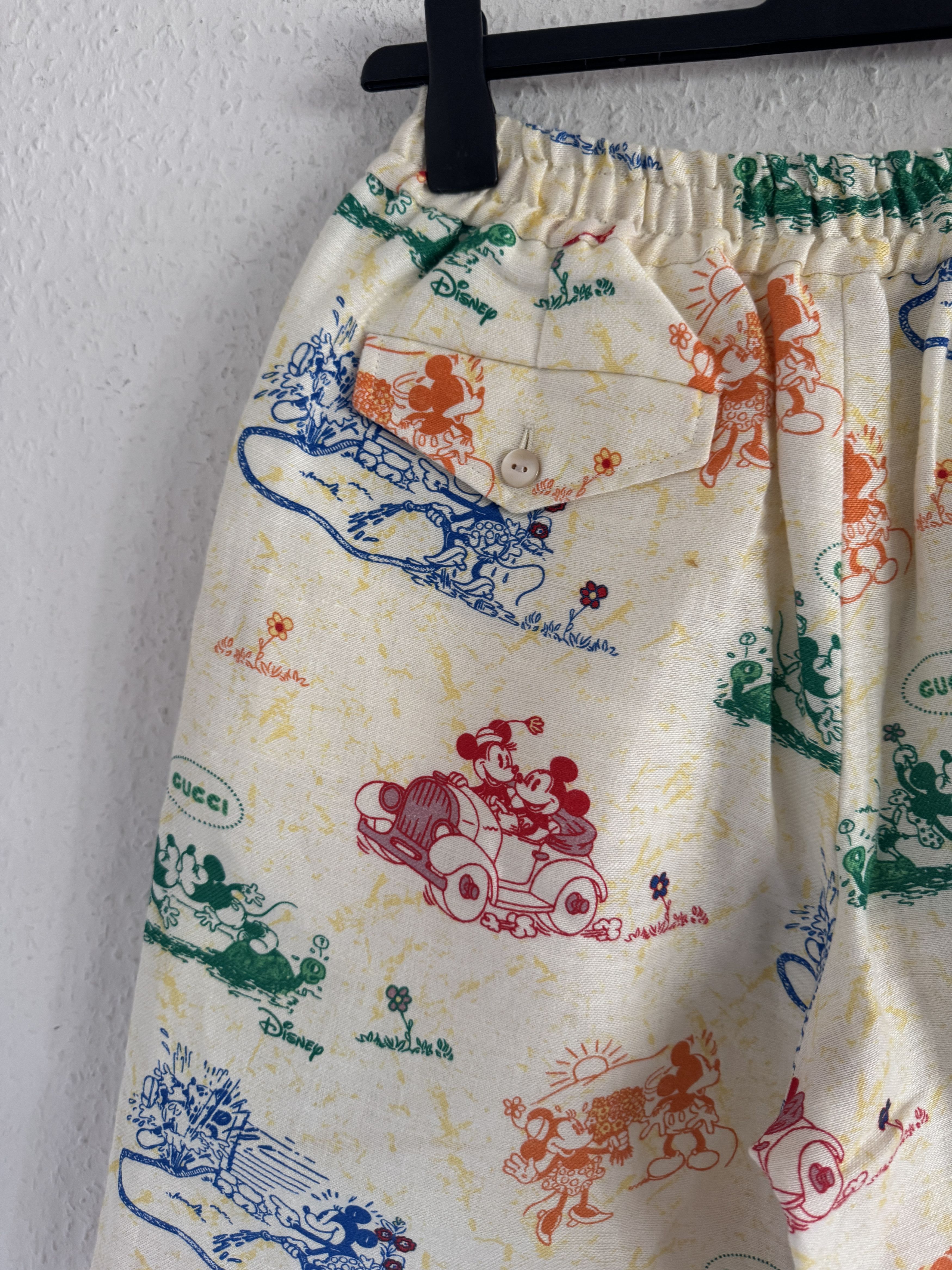 Disney × Gucci Linen Mickey Shorts Size US 30 / EU 46 - 15 Thumbnail