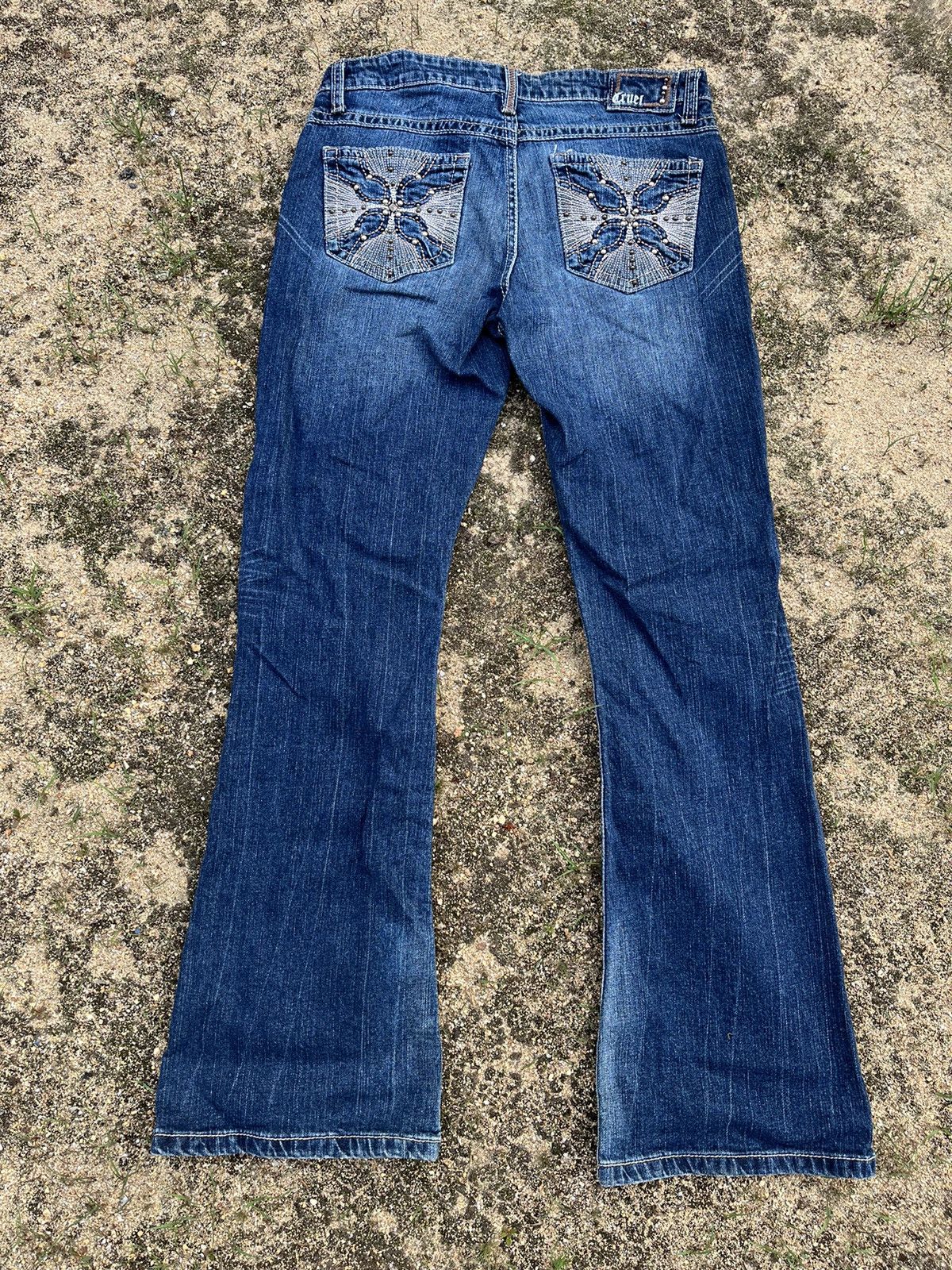 Hysteric Glamour × Japanese Brand × Vintage Flare Cruel Hysteric Inspired Denim Size US 31 - 13 Thumbnail