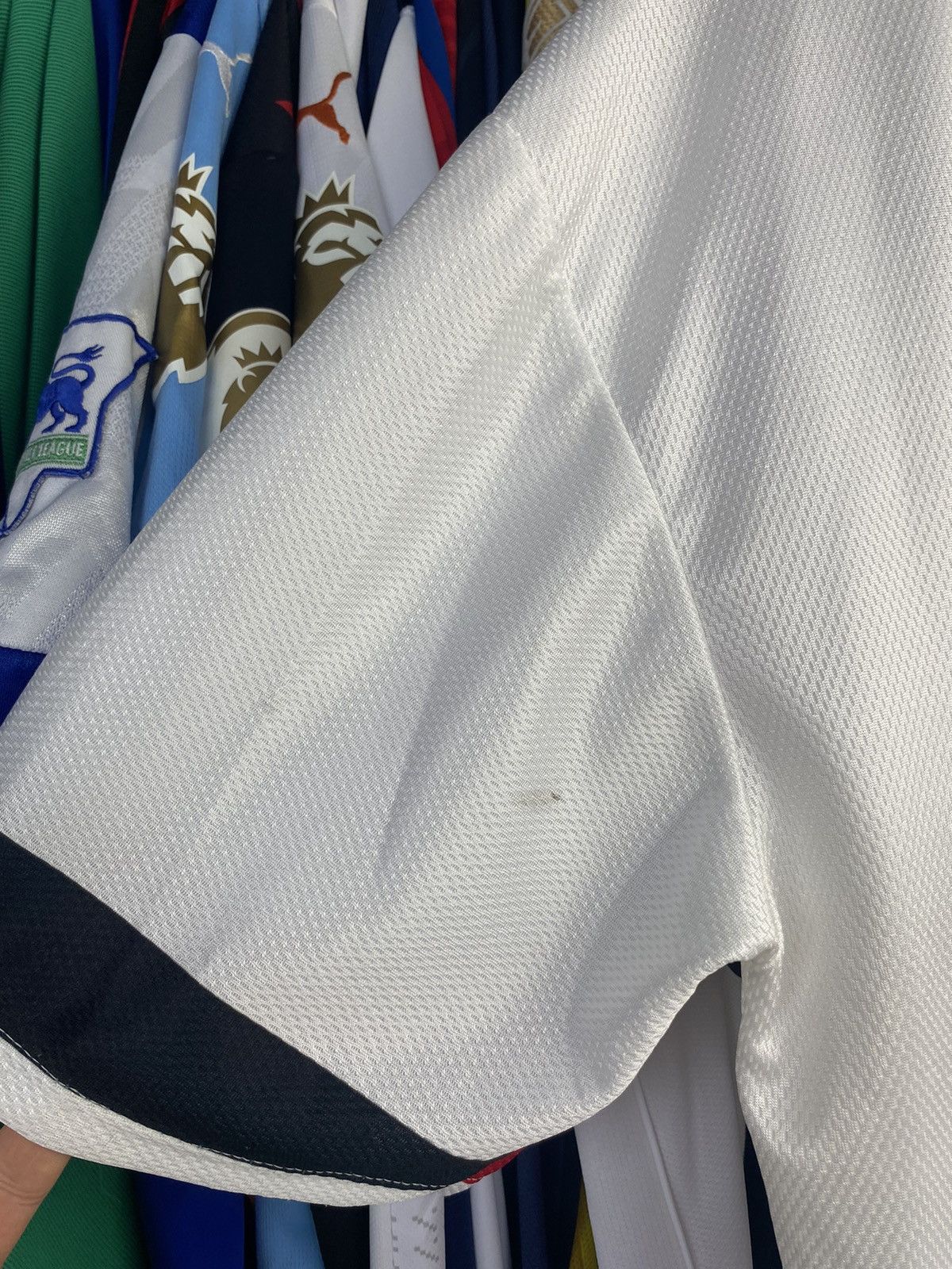 Vintage 1995/96 AC MILAN AWAY SOCCER FOOTBALL JERSEY SHIRT Size US XL / EU 56 / 4 - 5 Thumbnail