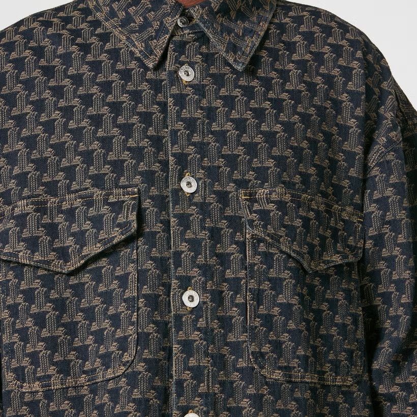 Lanvin o1y0225 Patterned Shirt in Multicolor Size US M / EU 48-50 / 2 - 3 Thumbnail