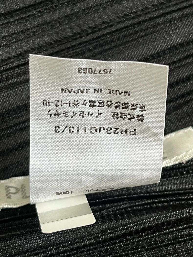 Issey Miyake Issey Miyake size:3 Black pleated long-sleeved shirt Size S / US 4 / IT 40 - 4 Thumbnail