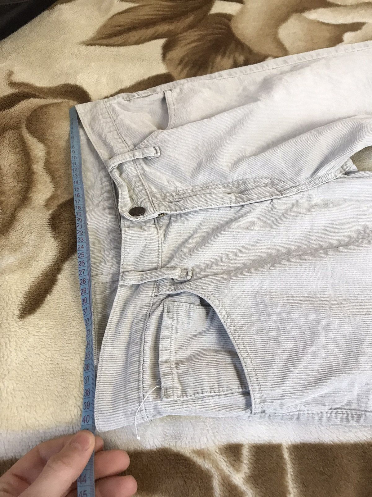 Levi's 🔥 Y2K Vintage Levi’s 507 Cream Bootcut Corduroy Pants 32x32 Size US 32 / EU 48 - 9 Thumbnail