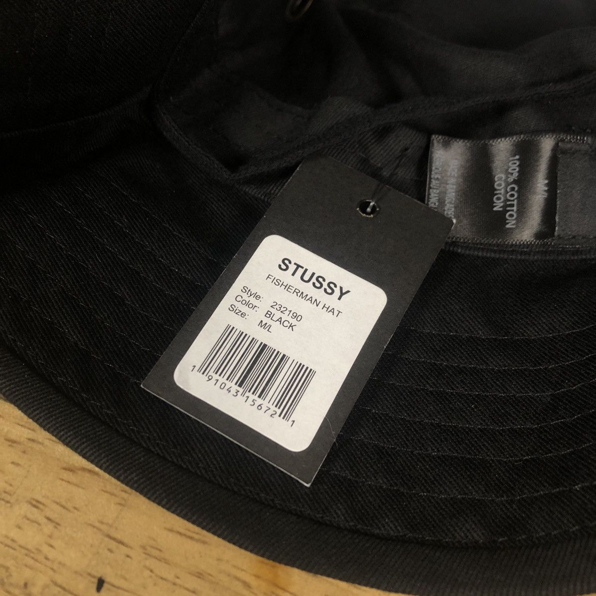 Stussy × Vintage Stussy Fisherman Bucket Size ONE SIZE - 4 Thumbnail