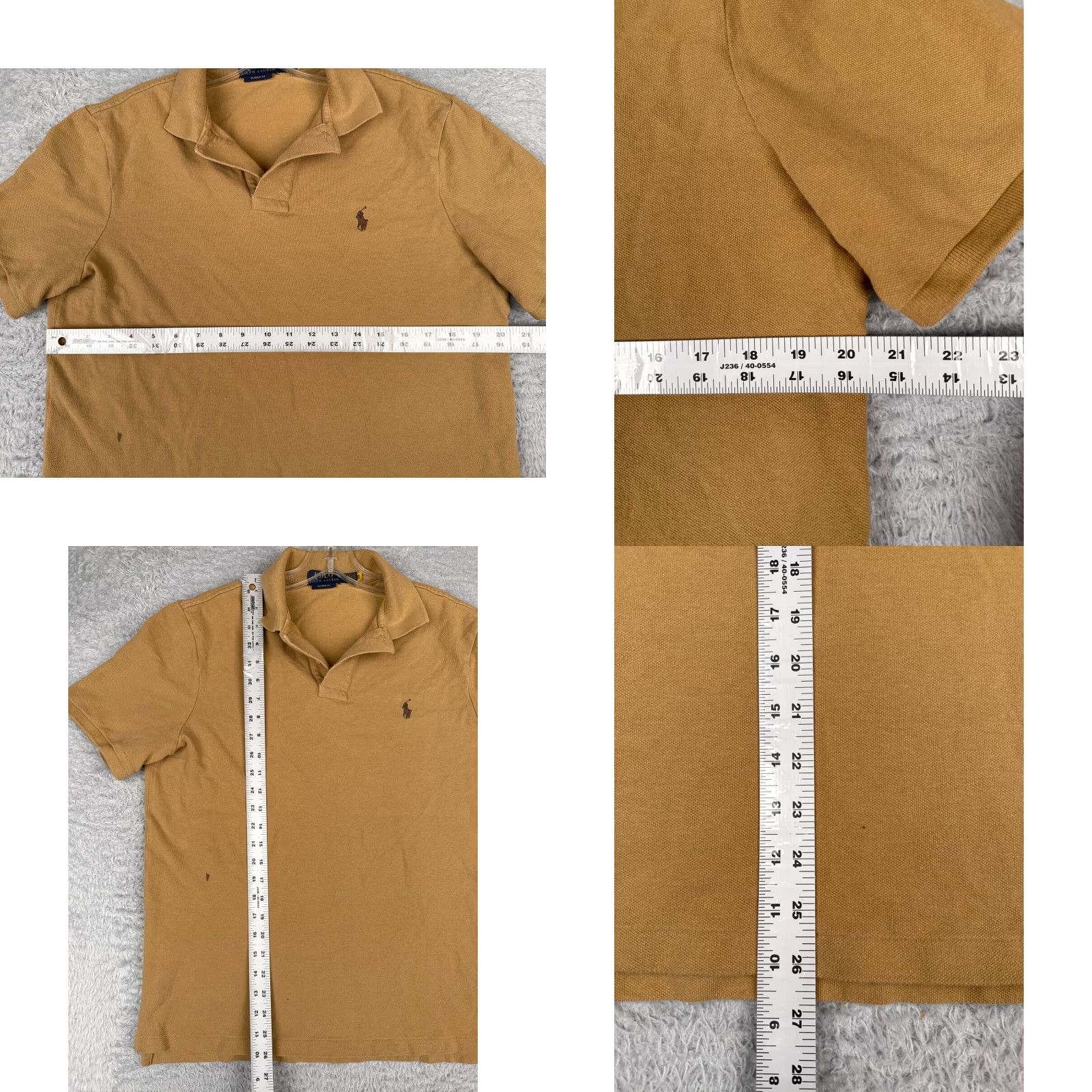 Ralph Lauren Polo Ralph Lauren Polo Shirt Men Medium Beige Classic Fit Cotton Jersey READ Size US M / EU 48-50 / 2 - 8 Thumbnail