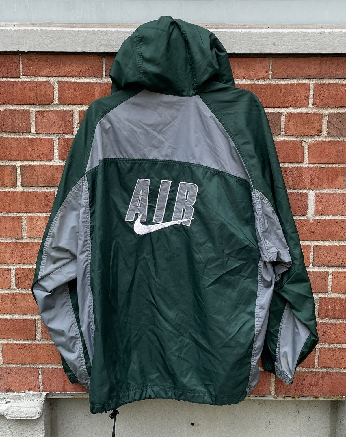 Nike Vintage Nike Air Jacket Mens XL Green Windbreaker Size US XL / EU 56 / 4 - 4 Thumbnail