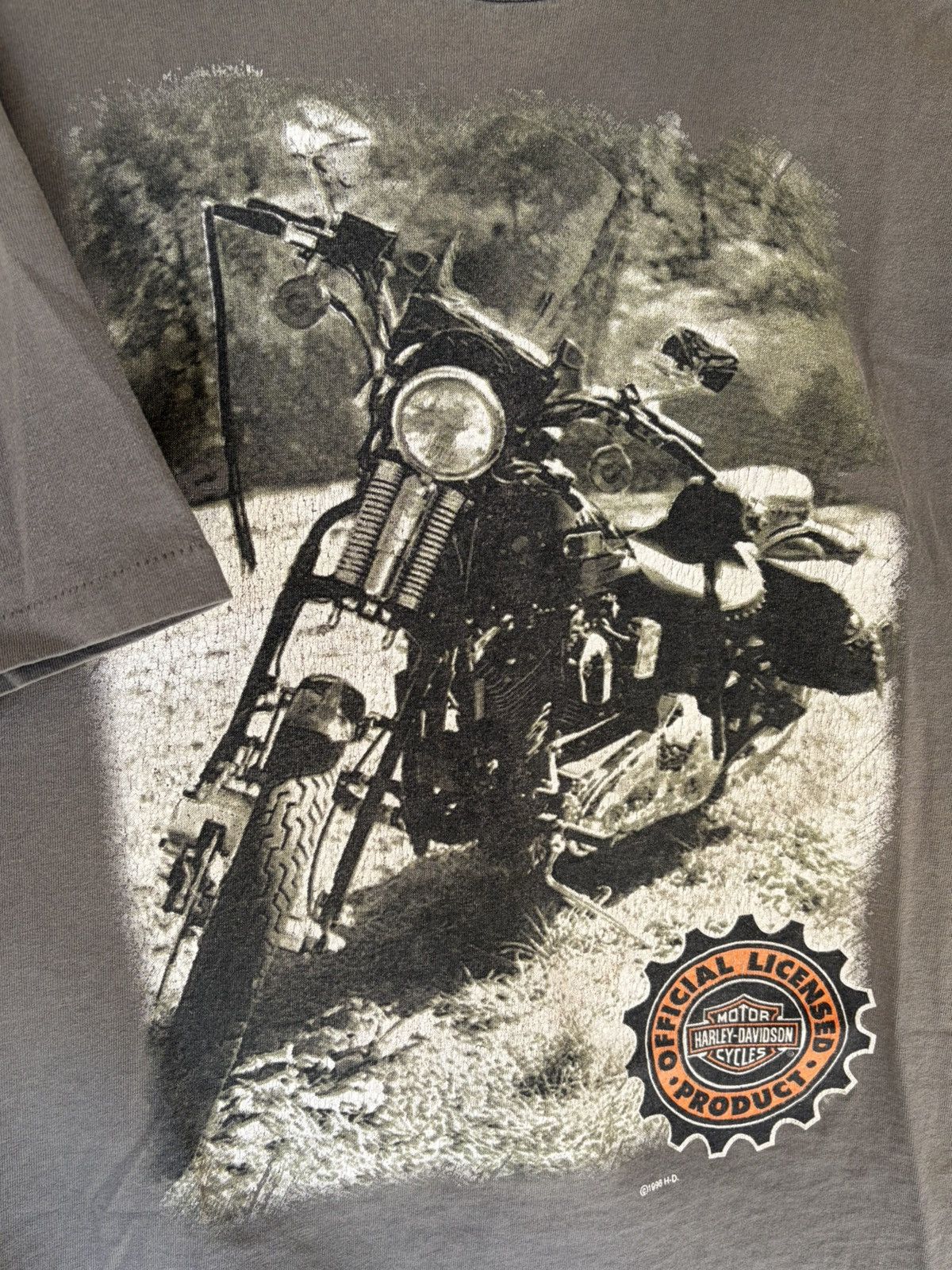 Harley Davidson Vintage 1996 Harley Davidson Tee Size US L / EU 52-54 / 3 - 3 Thumbnail