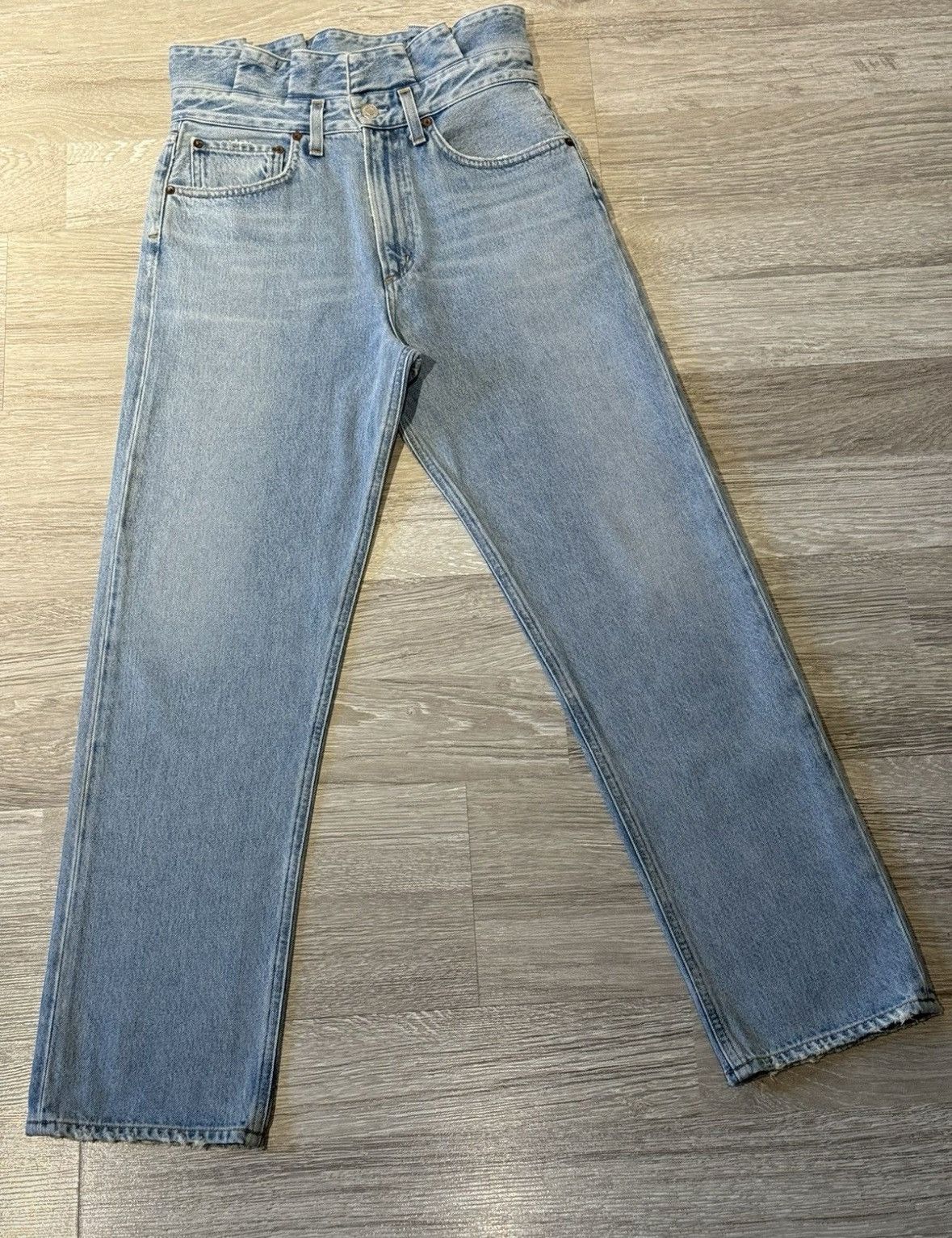 Agolde Agolde Lettuce Waistband Jeans Size 25" / US 0 / IT 36 - 5 Thumbnail