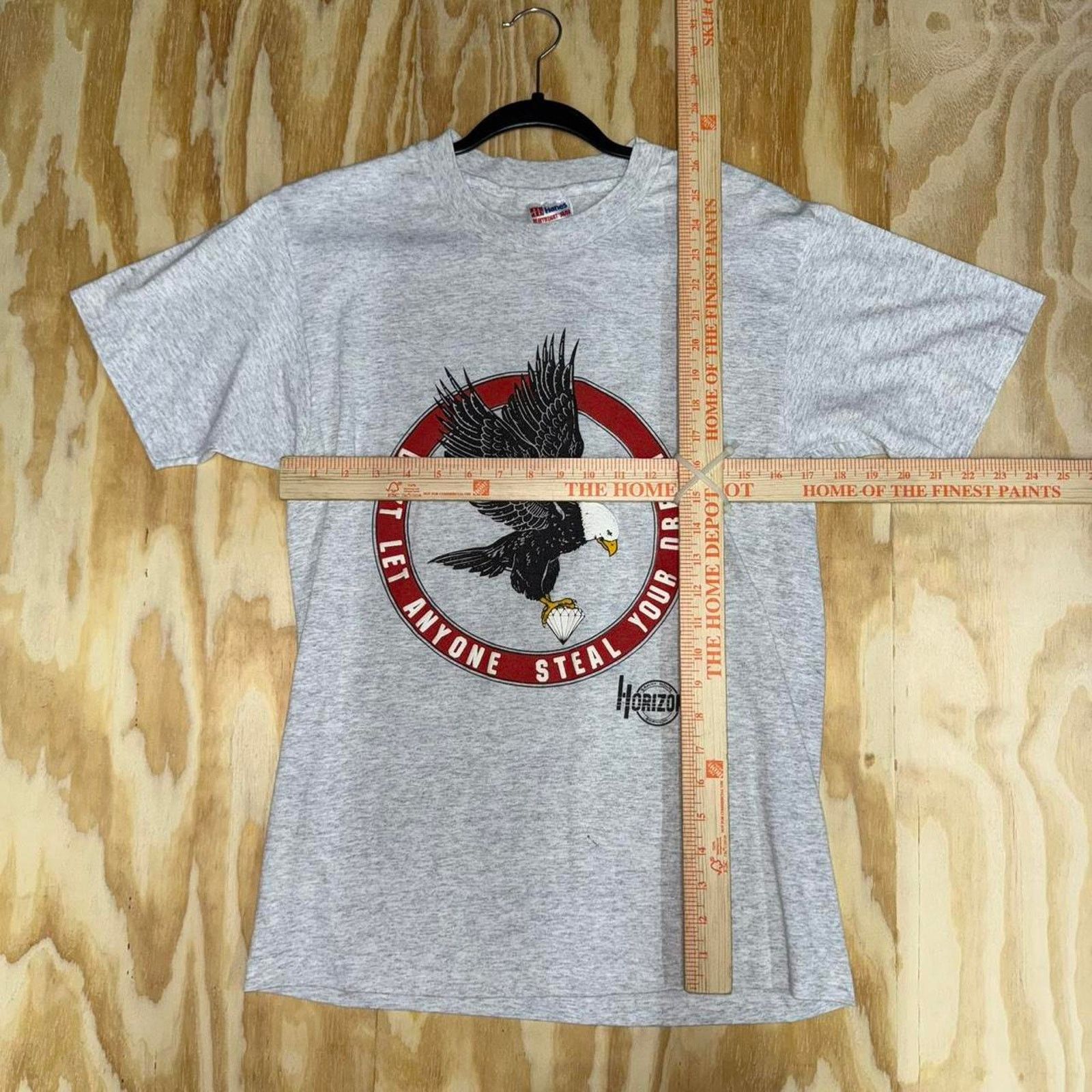 Hanes Vintage y2k dont let anyone steal your dream eagle t-shirt Size US M / EU 48-50 / 2 - 3 Thumbnail