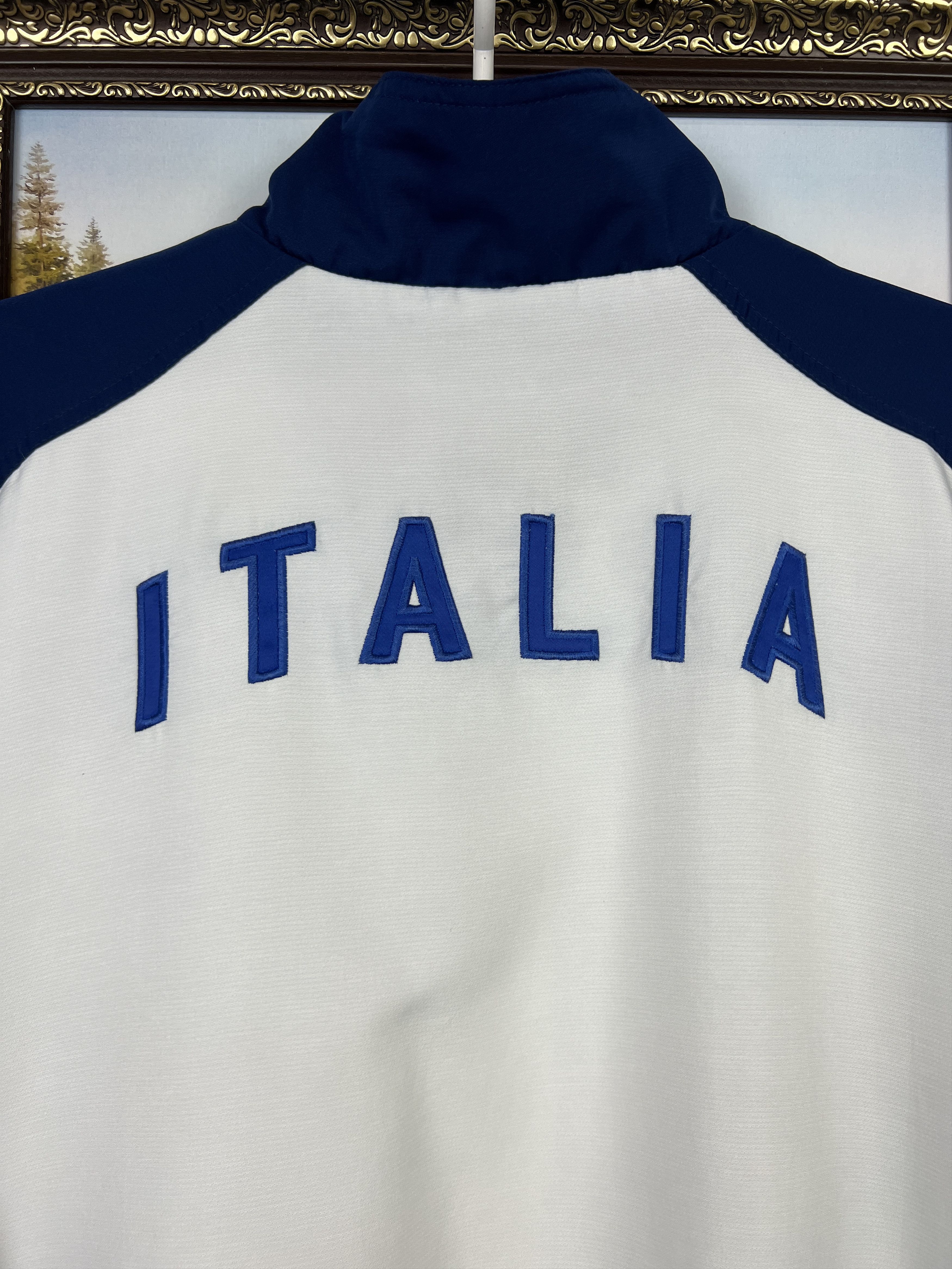 Nike Vintage 90's Nike Italy Football Jacket Soccer Track Top Size US M / EU 48-50 / 2 - 14 Thumbnail