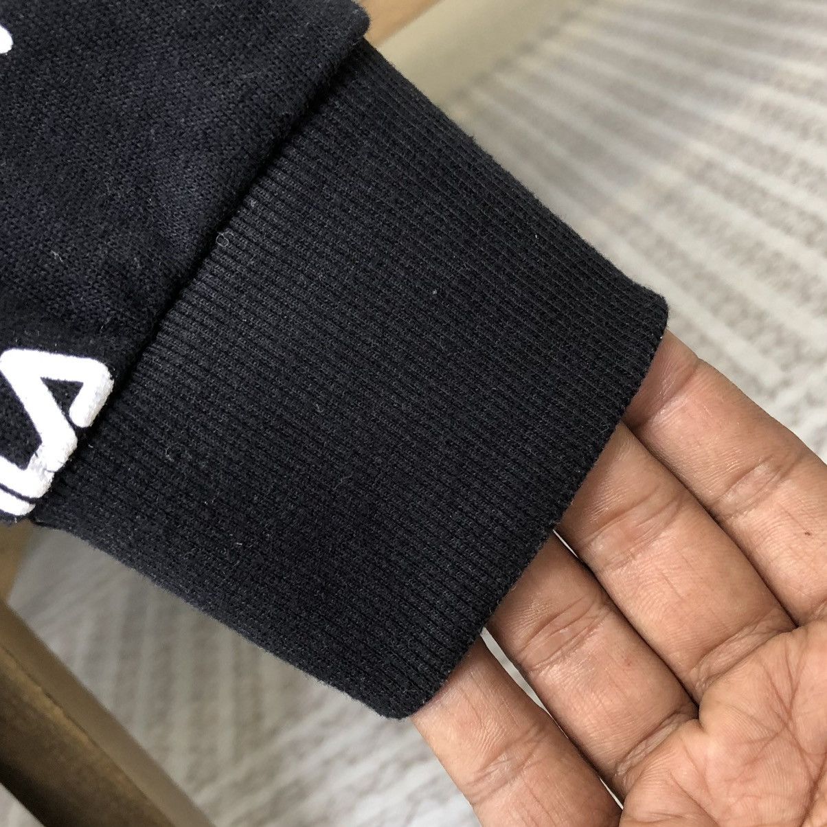 Fila Fila Logo Black All-over Printed Hoodie Sweatshirts Size US M / EU 48-50 / 2 - 7 Thumbnail