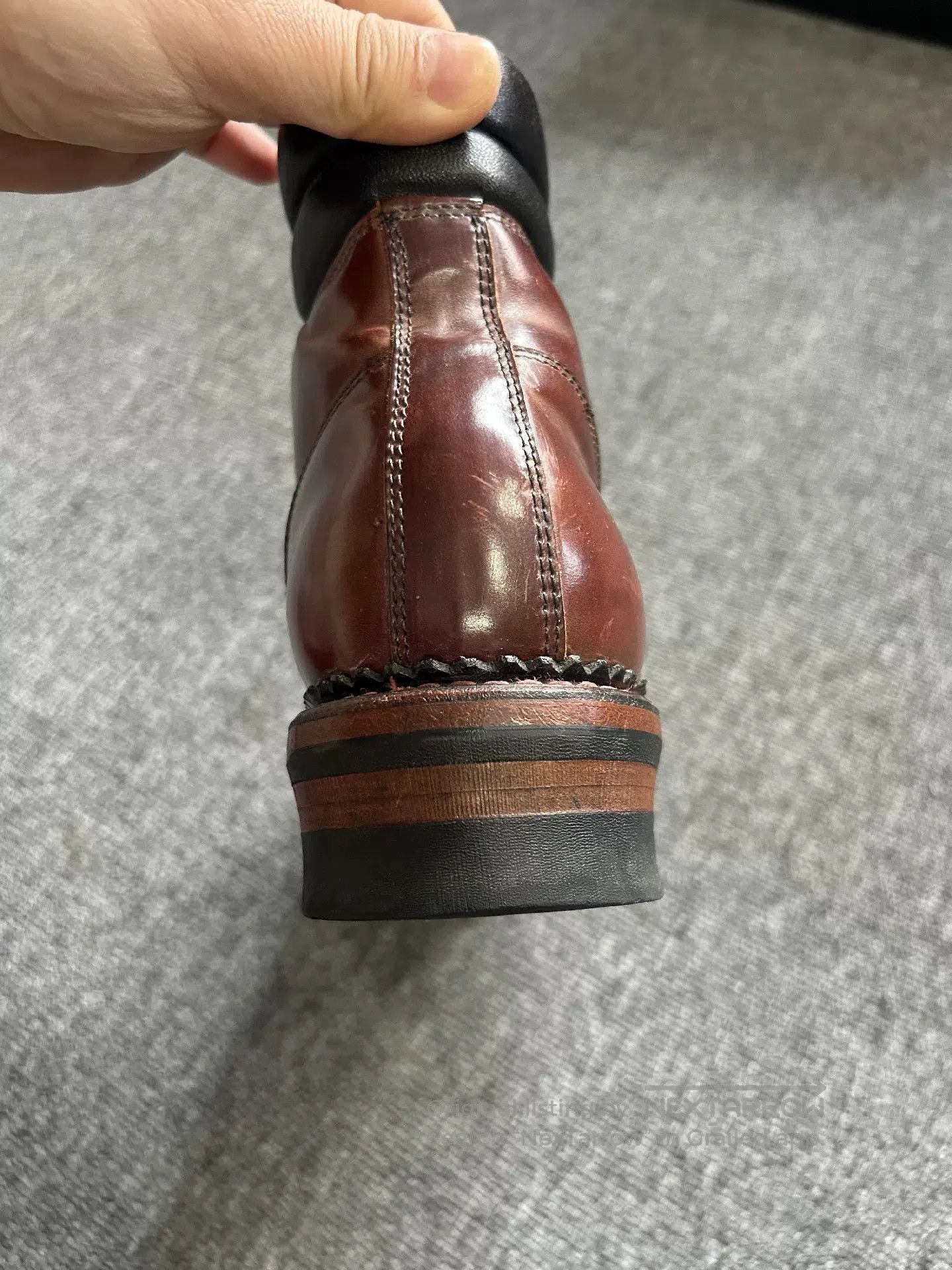 Other Stylish Brown High-Top Leather Boots. Size US 8.5 / EU 41-42 - 6 Thumbnail
