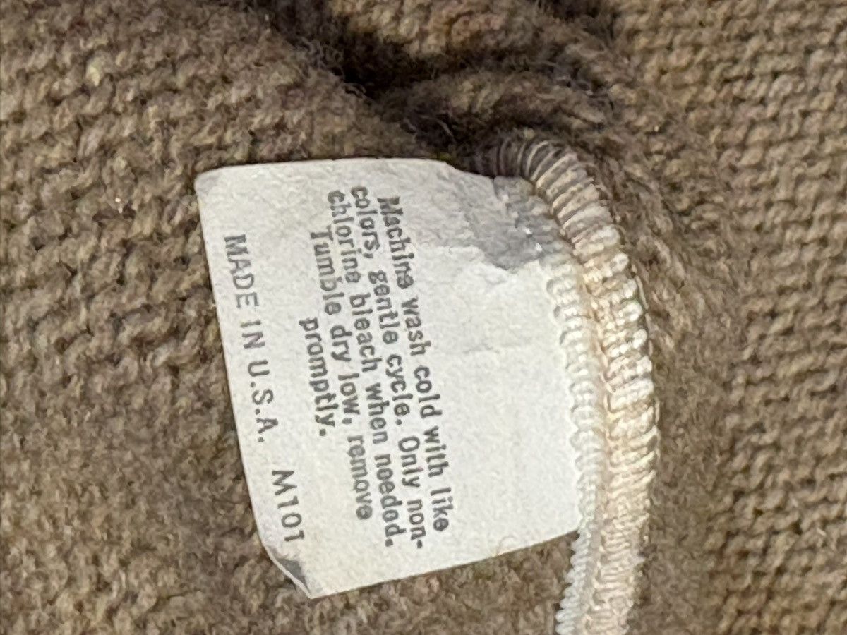 Jantzen 🔥Vintage Jantzen Wool Cardigan Sweater Brown Beige🔥 Size US XL / EU 56 / 4 - 3 Thumbnail