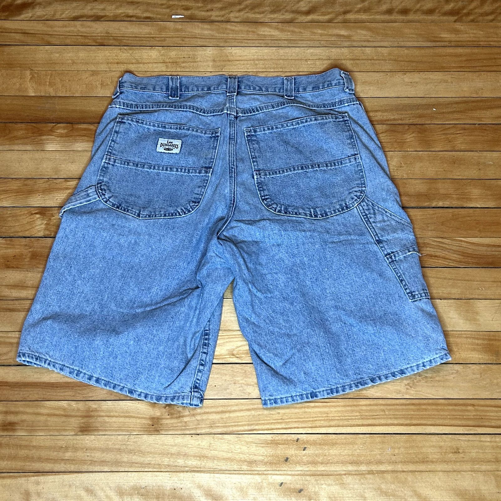 Lee Y2K Lee Dungarees Denim jorts 36 L Size US 36 / EU 52 - 1 Thumbnail