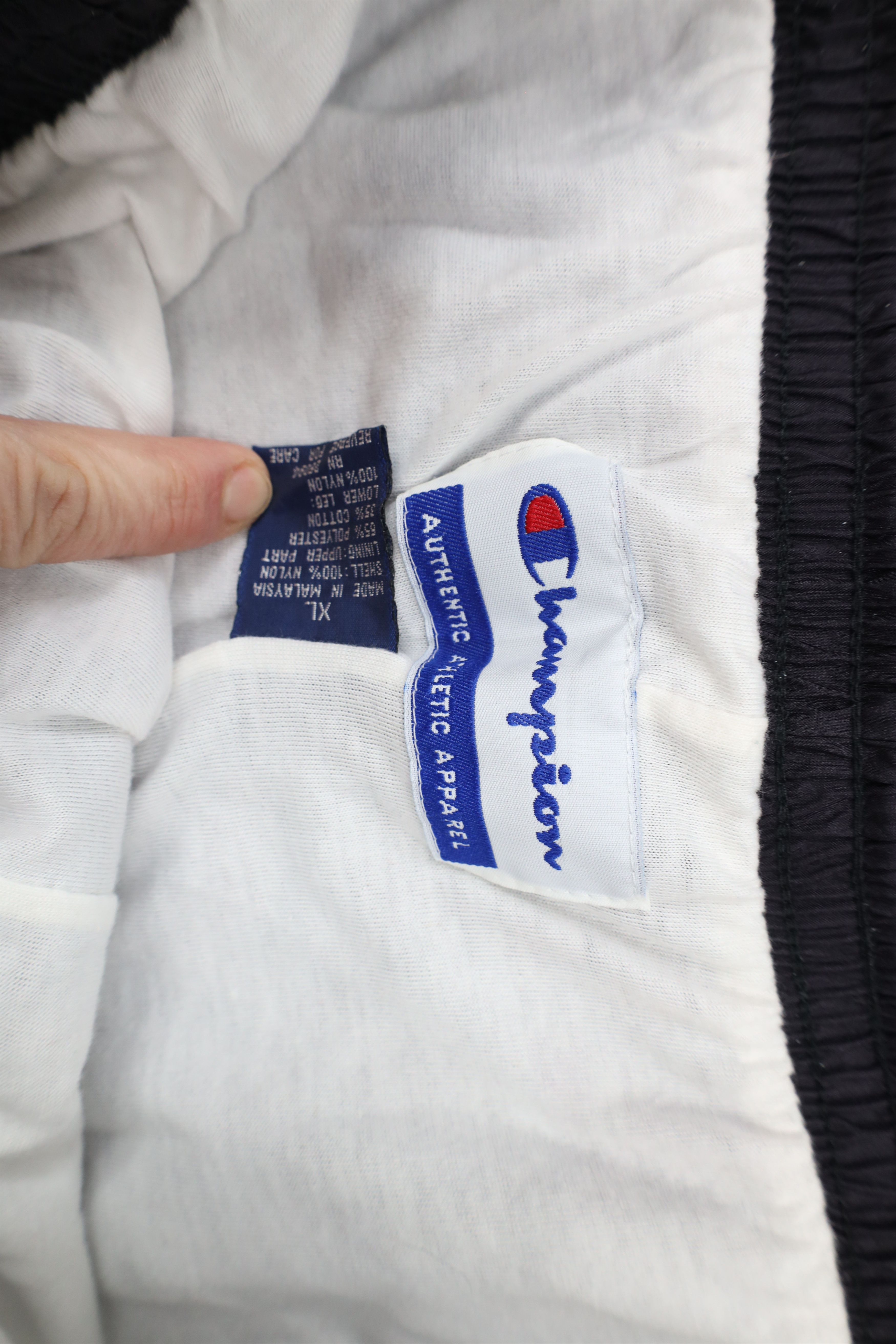 Champion × Vintage Vintage 90s Champion Spell Lined Nylon Windbreaker Joggers Size US 38 / EU 54 - 9 Thumbnail