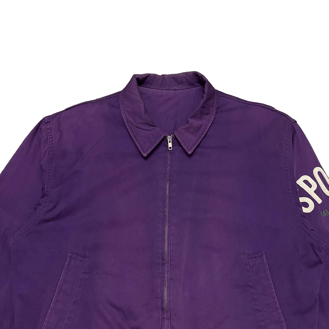 Japanese Brand 🔥Purple🔥Vintage Milano Connection Embroidery Jacket Size US L / EU 52-54 / 3 - 3 Thumbnail