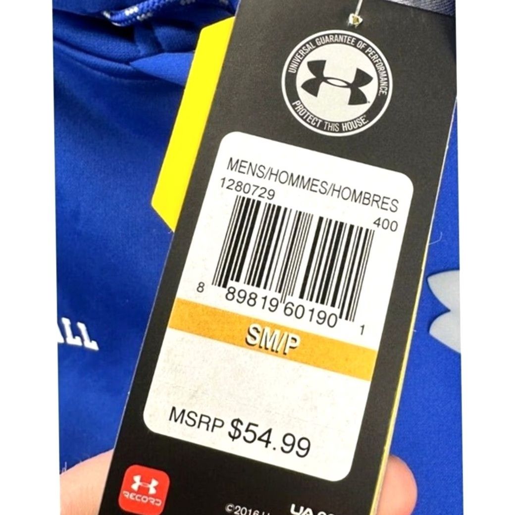 Under Armour Under Armour Sweatshirt Mens Small Storm1 Blue Baseball Hoodie Pullover NEW C1 Size US S / EU 44-46 / 1 - 6 Thumbnail