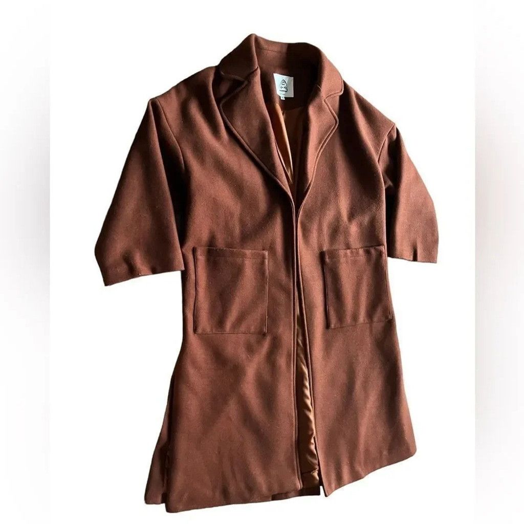 Other Oversized Coat in TEAK Size L / US 10 / IT 46 - 3 Thumbnail