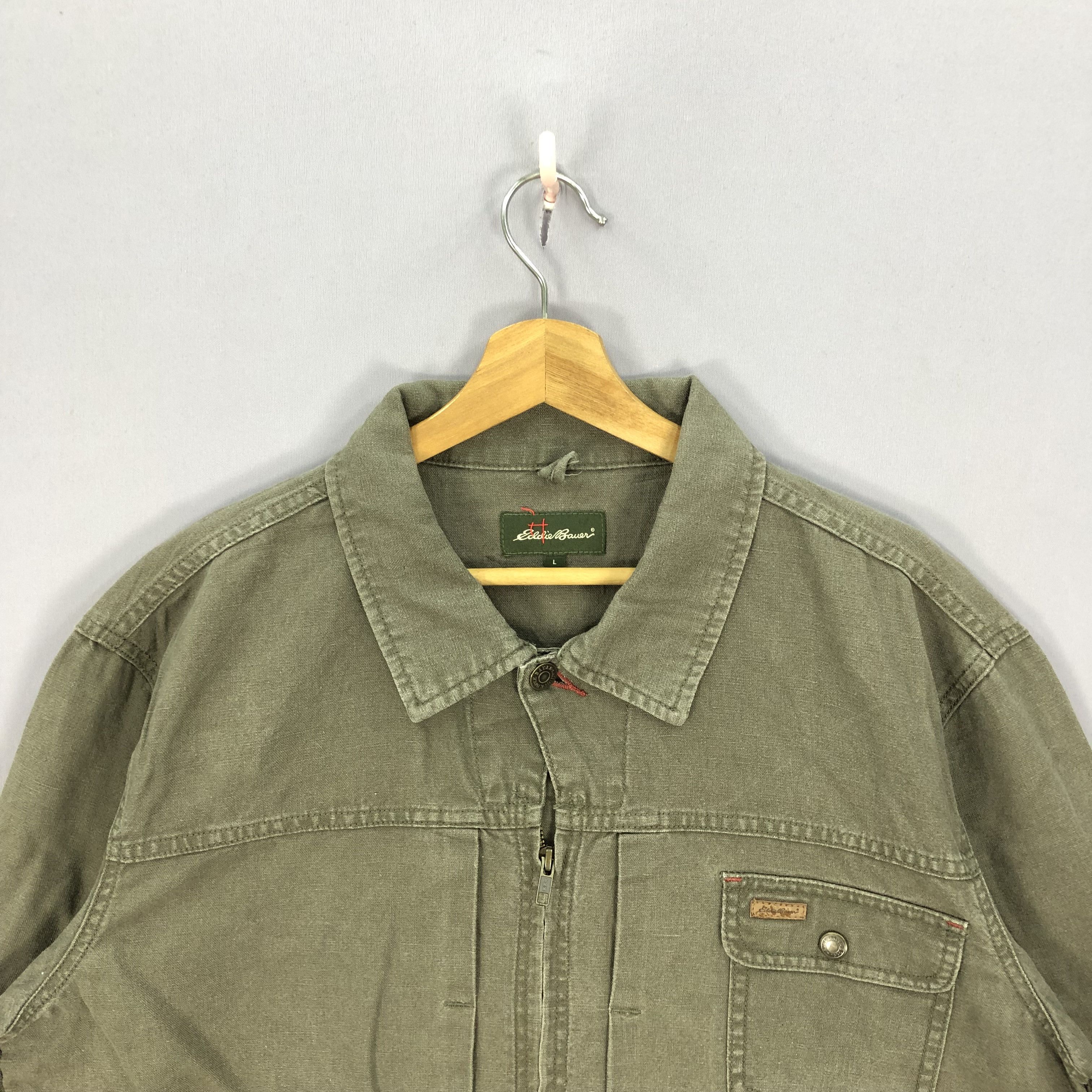 Eddie Bauer × Vintage Vintage Eddie Bauer Zipper Chore Workers Jacket Size US M / EU 48-50 / 2 - 4 Thumbnail