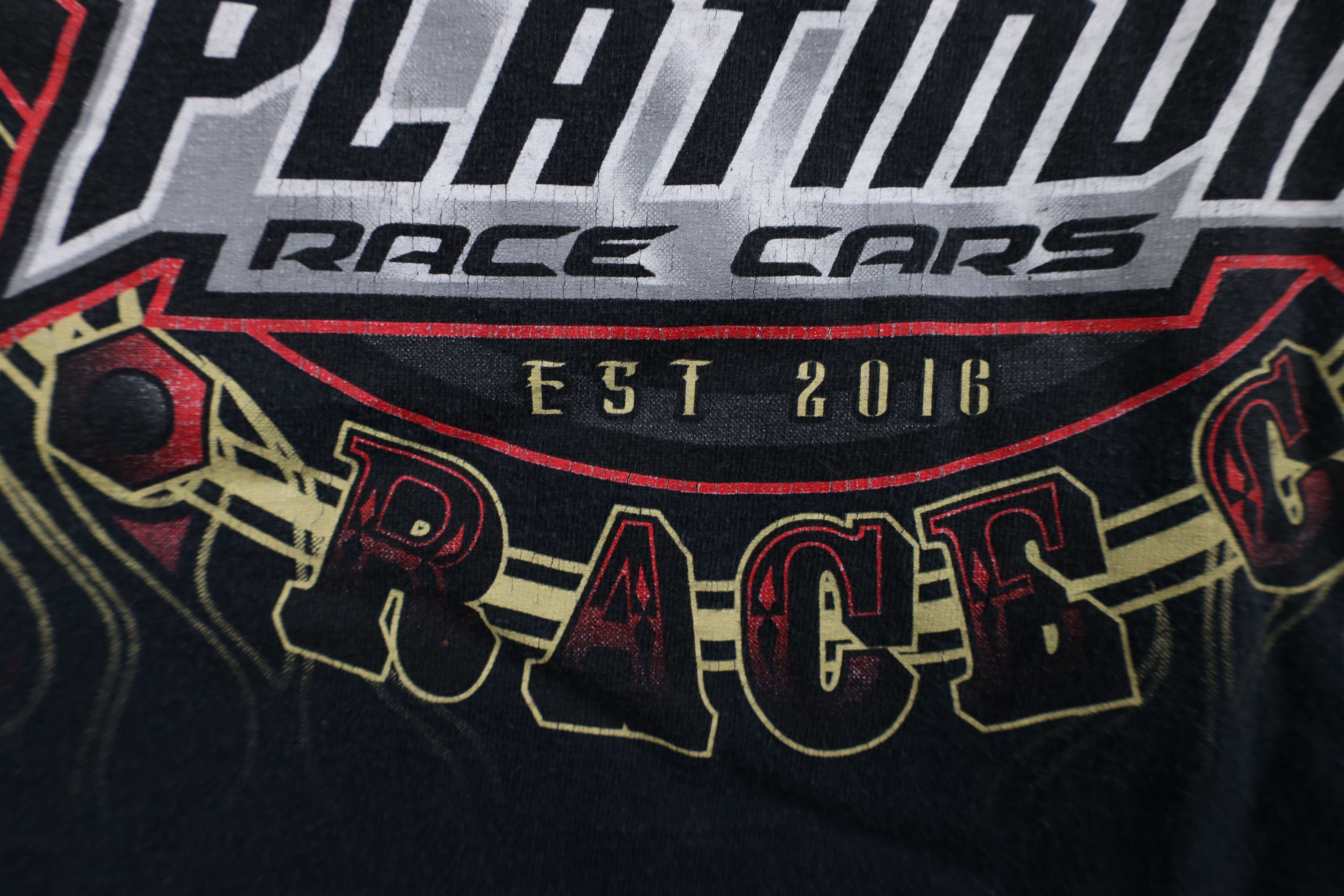 Vintage Y2K Streetwear Platinum Race Cars Pinup Girl Fire T-Shirt Size US XXL / EU 58 / 5 - 5 Thumbnail