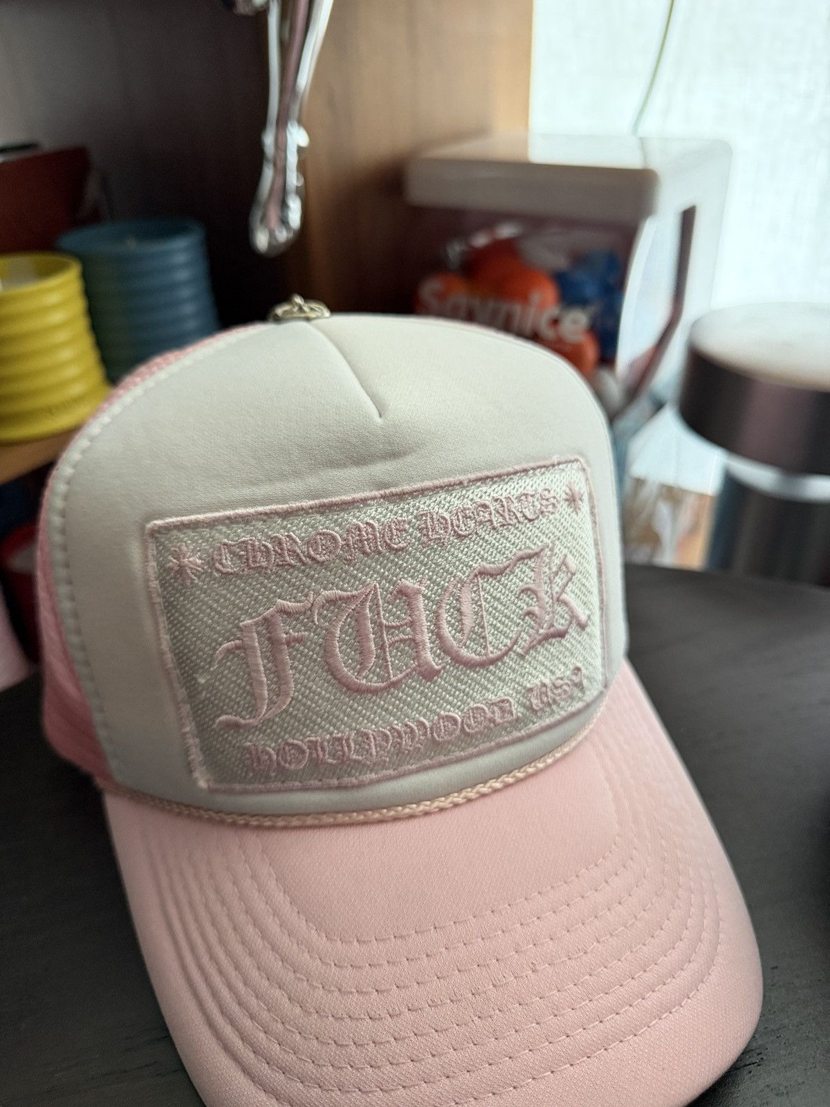2000s Vintage Pink F U Hat