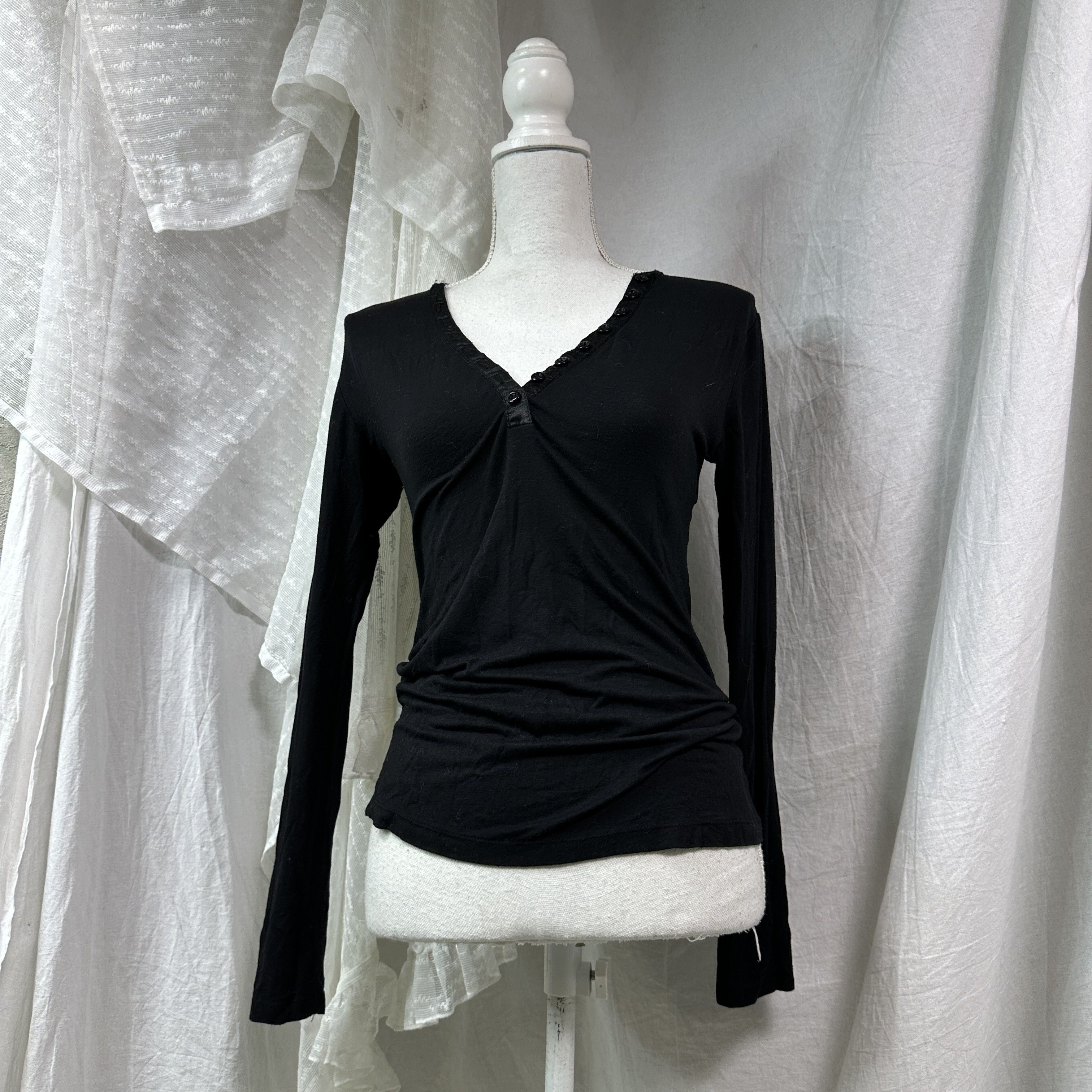 Miss Sixty Vintage Mesh Back Sheer Miss Sixty Longsleeve 00s Size M / US 6-8 / IT 42-44 - 3 Thumbnail
