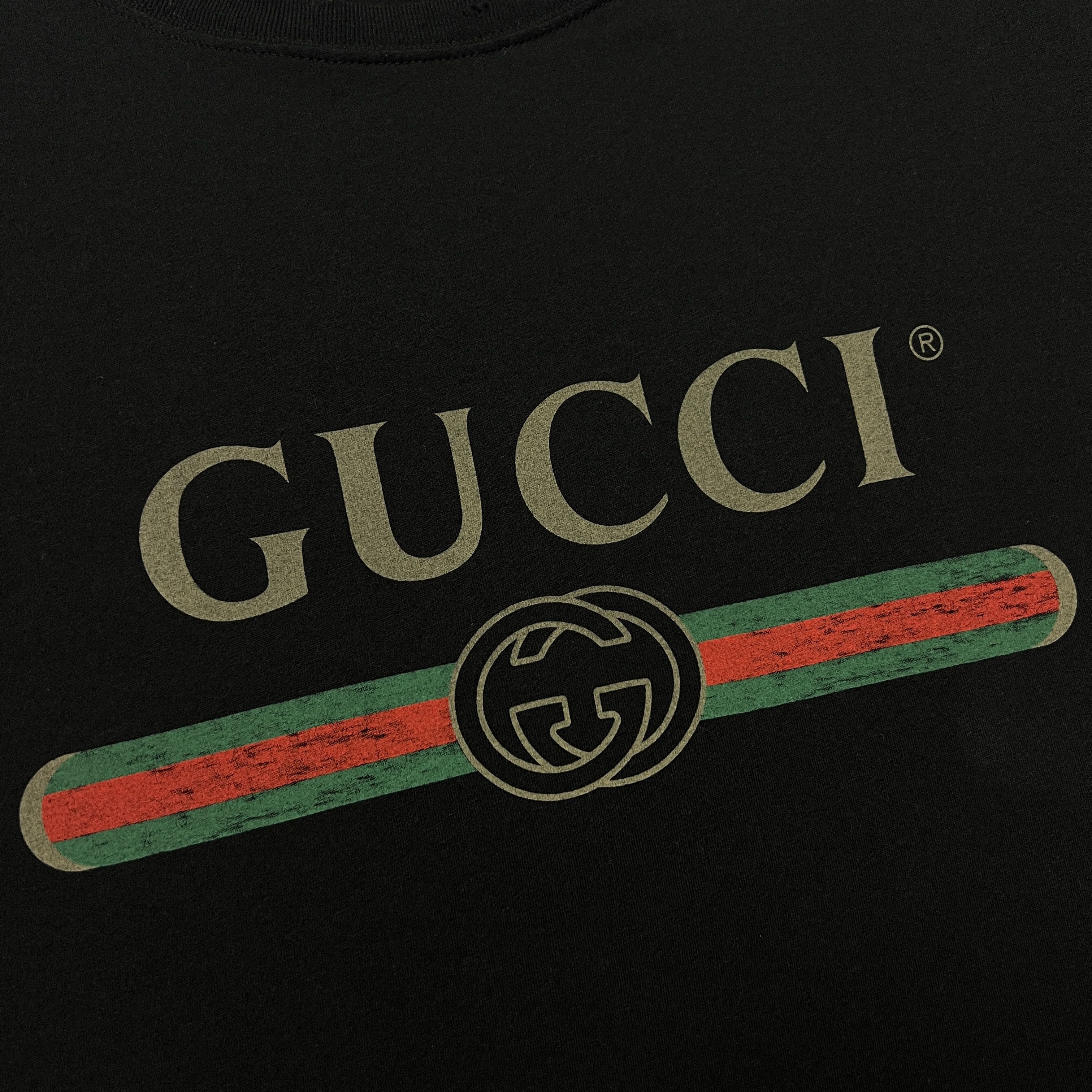 Gucci Gucci Fake Logo T-Shirt Size US S / EU 44-46 / 1 - 3 Thumbnail