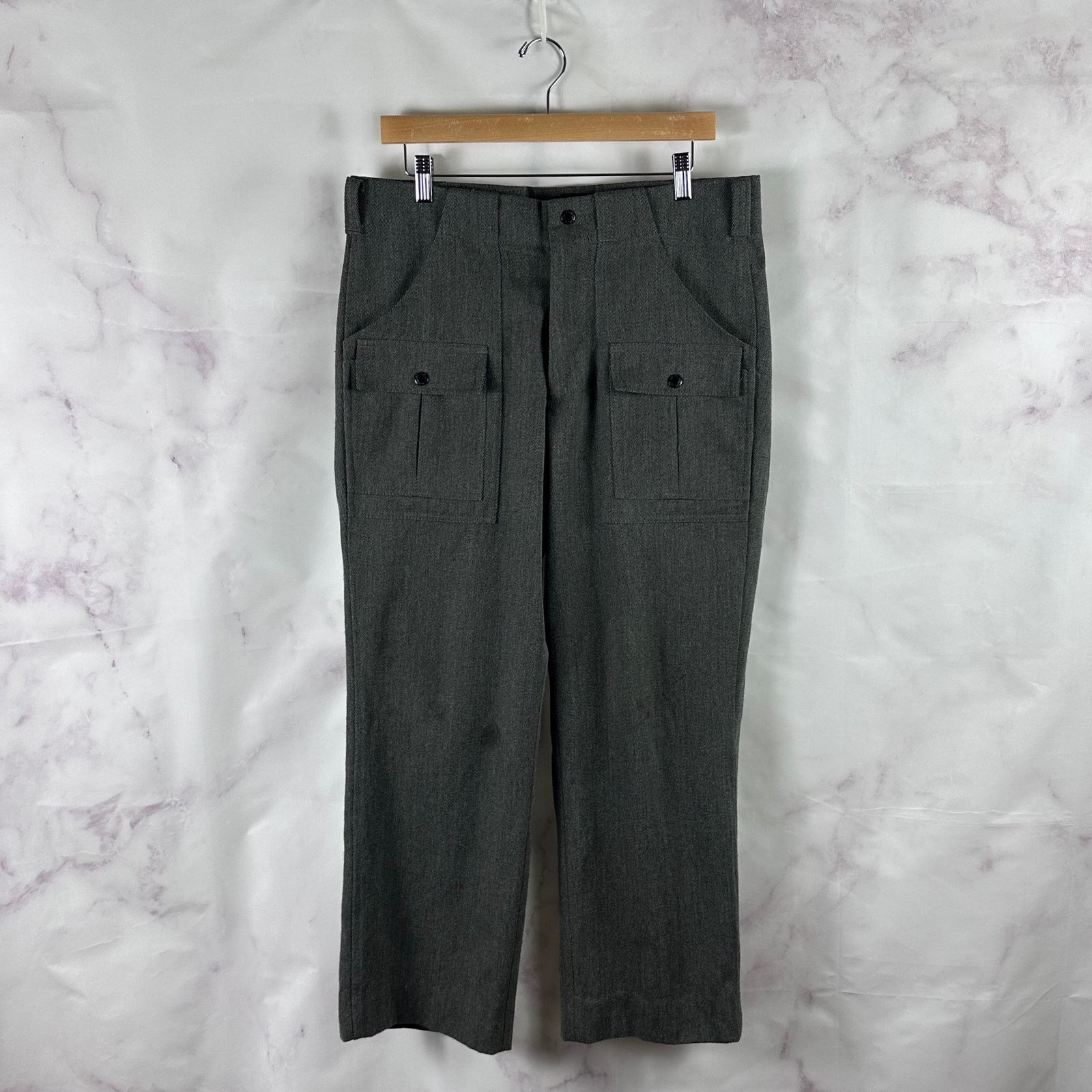 Filson Vintage Wool Whipcord Grey Cargo Pants Lot 185 Size US 34 / EU 50 - 1 Thumbnail