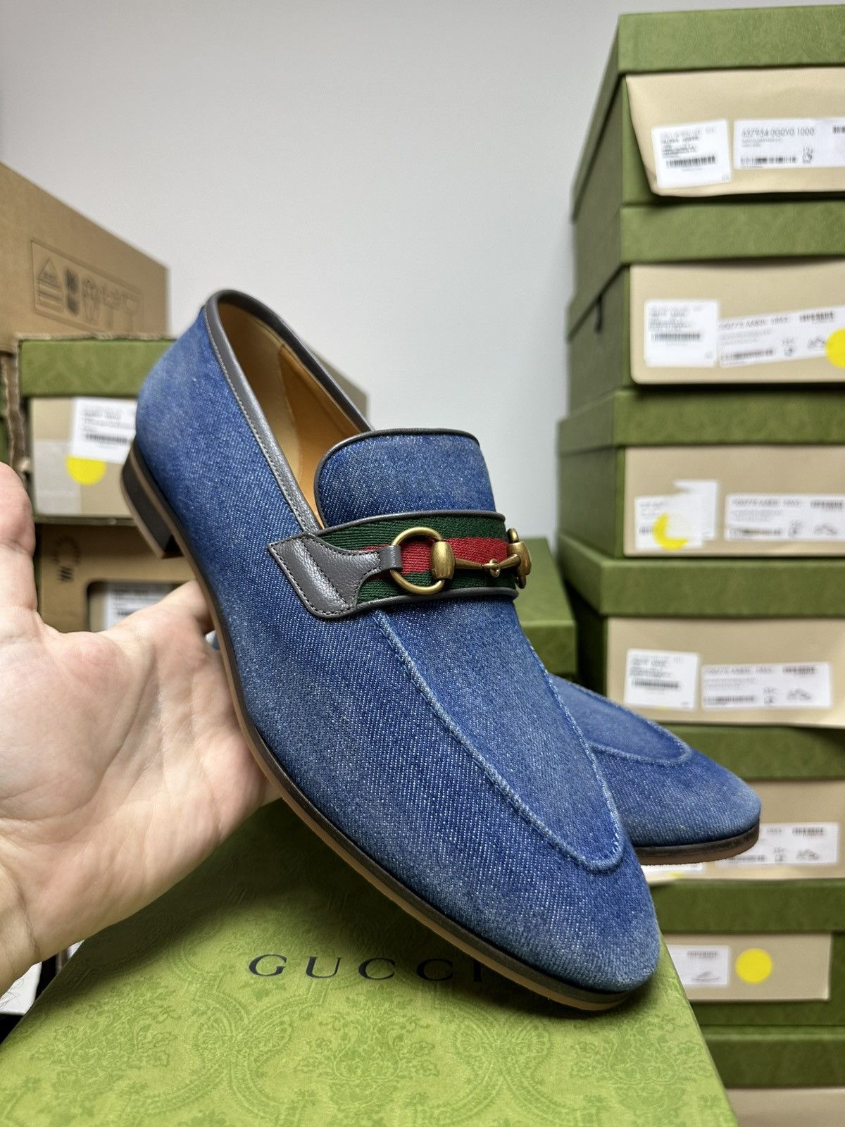 Gucci Gucci Loafer 'Denim Blue' RETAIL 950$*** - 13 US Size US 12.5 / EU 45-46 - 2 Thumbnail