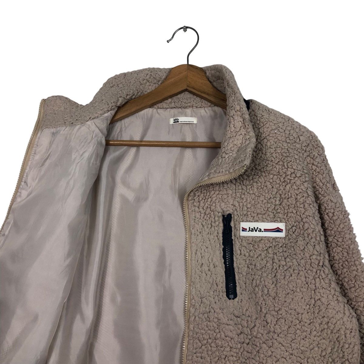 Japanese Brand × Vintage 📌Vintage Fleece Bomber Jacket Dip Pile Java Size US M / EU 48-50 / 2 - 13 Thumbnail